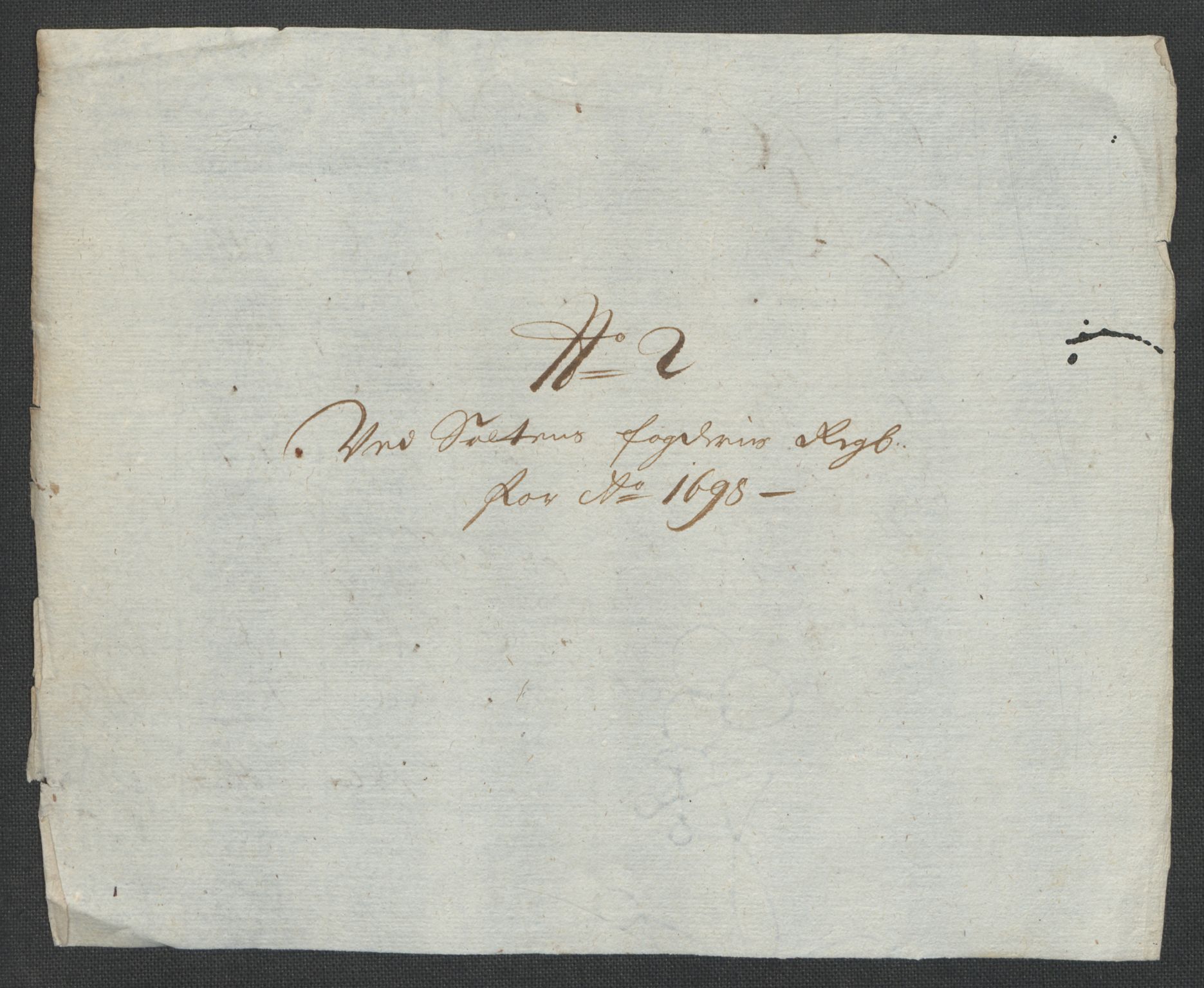 Rentekammeret inntil 1814, Reviderte regnskaper, Fogderegnskap, AV/RA-EA-4092/R66/L4579: Fogderegnskap Salten, 1697-1700, p. 205