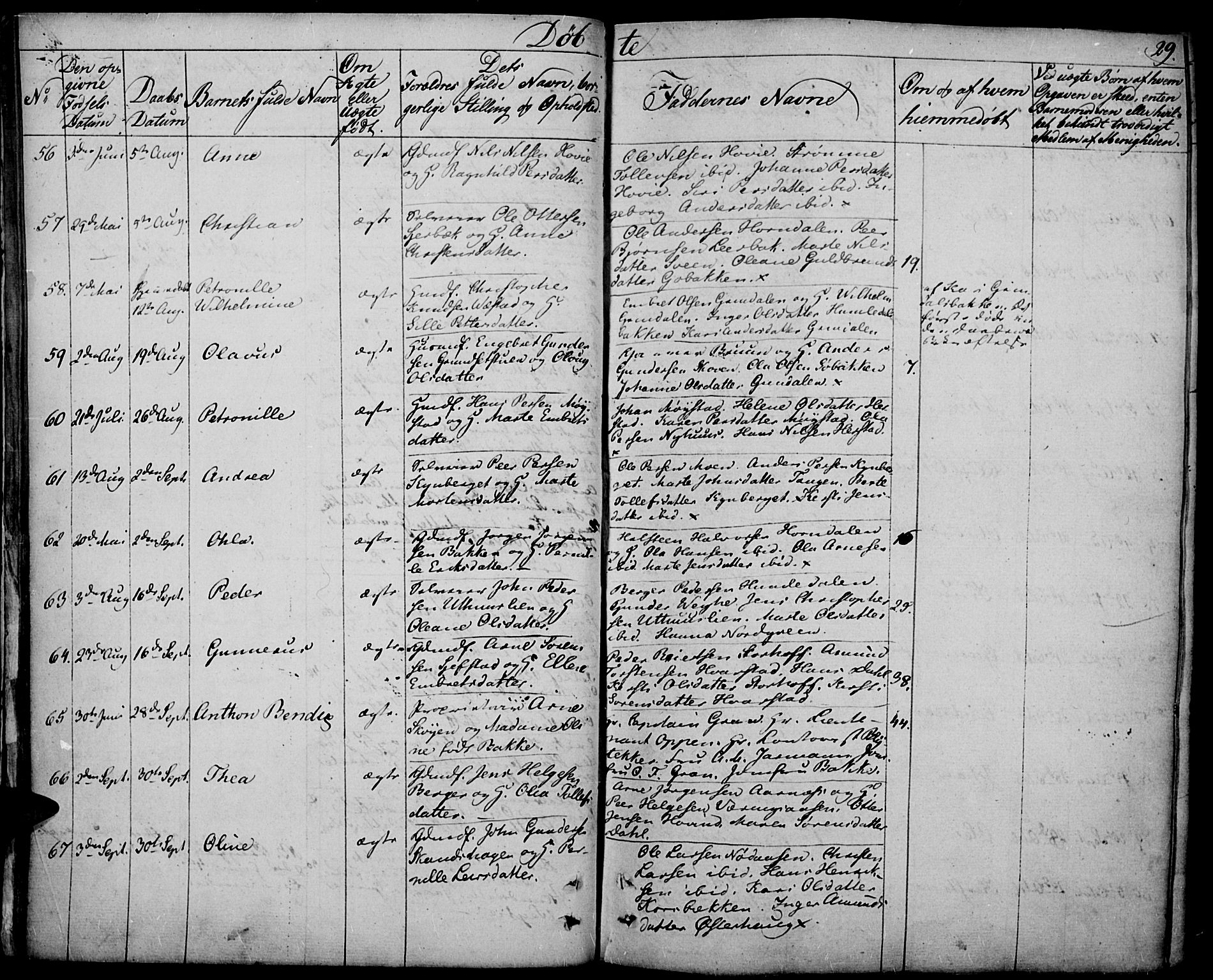 Elverum prestekontor, AV/SAH-PREST-044/H/Ha/Haa/L0008: Parish register (official) no. 8, 1830-1842, p. 29