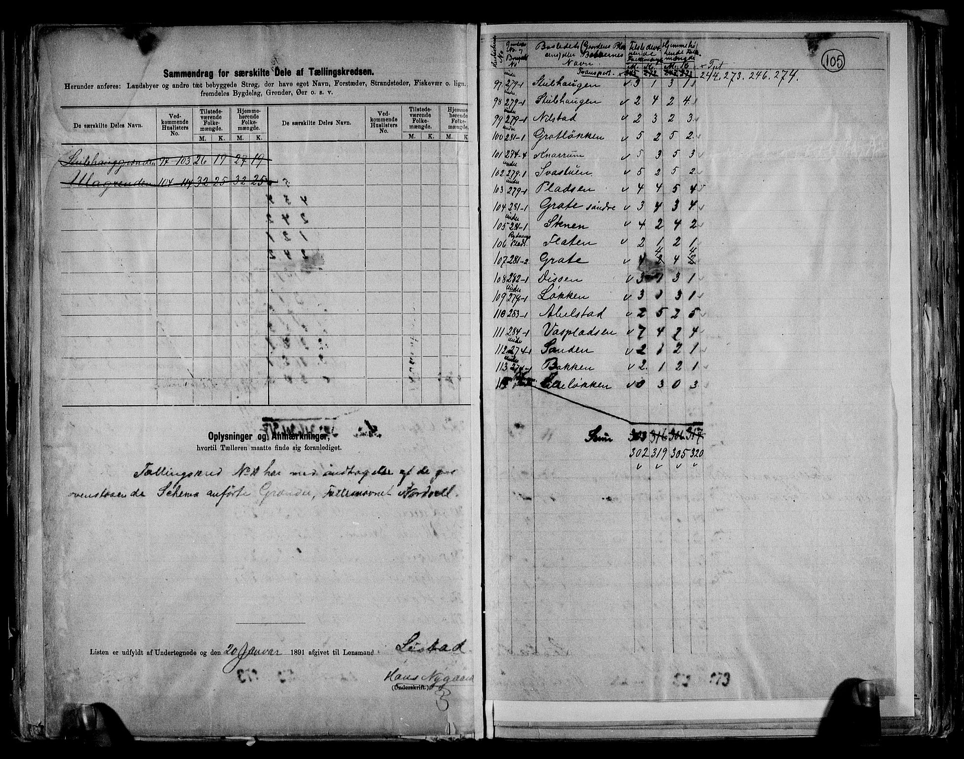 RA, 1891 census for 0515 Vågå, 1891, p. 30