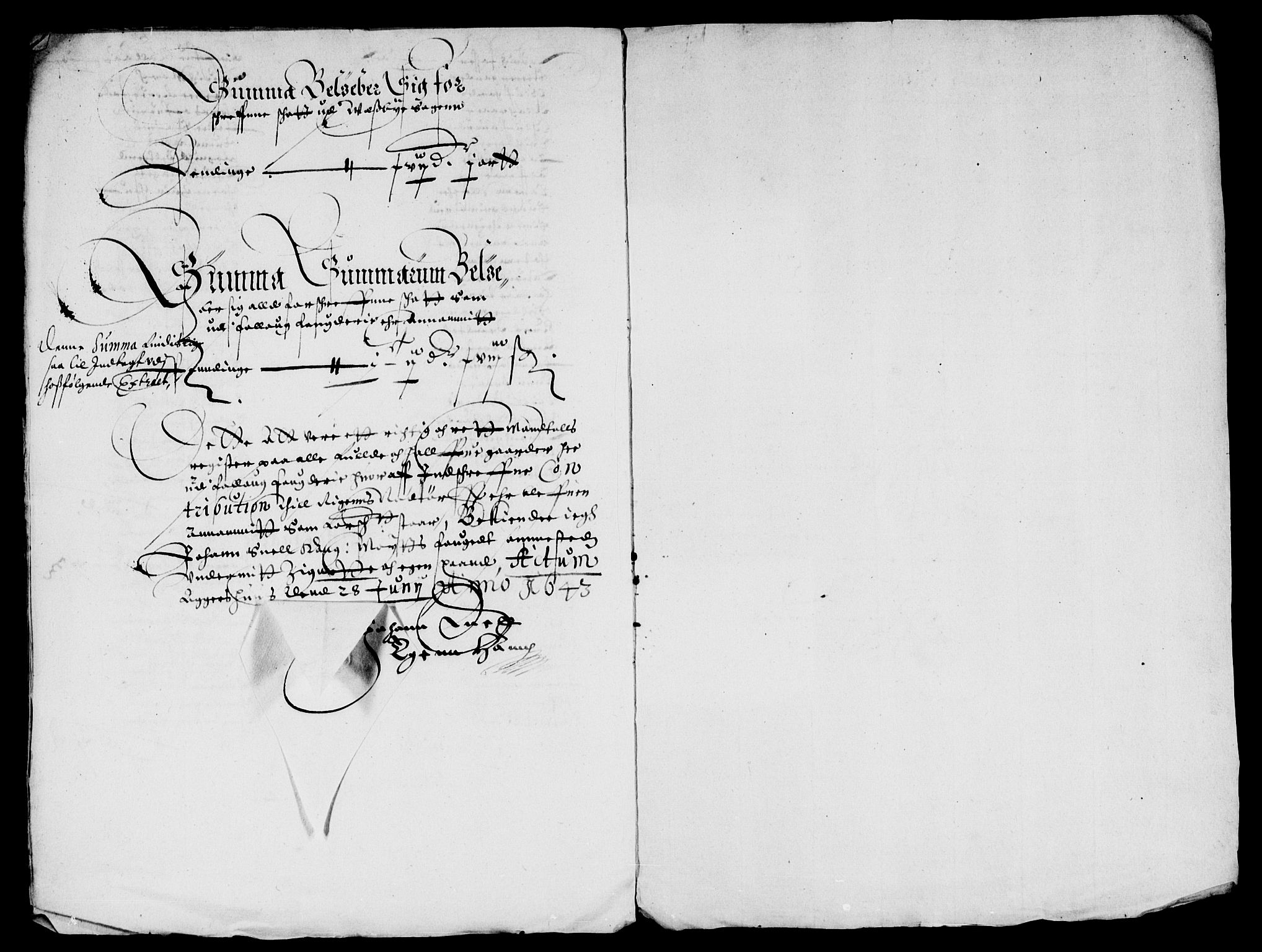 Rentekammeret inntil 1814, Reviderte regnskaper, Lensregnskaper, AV/RA-EA-5023/R/Rb/Rba/L0174: Akershus len, 1643-1644