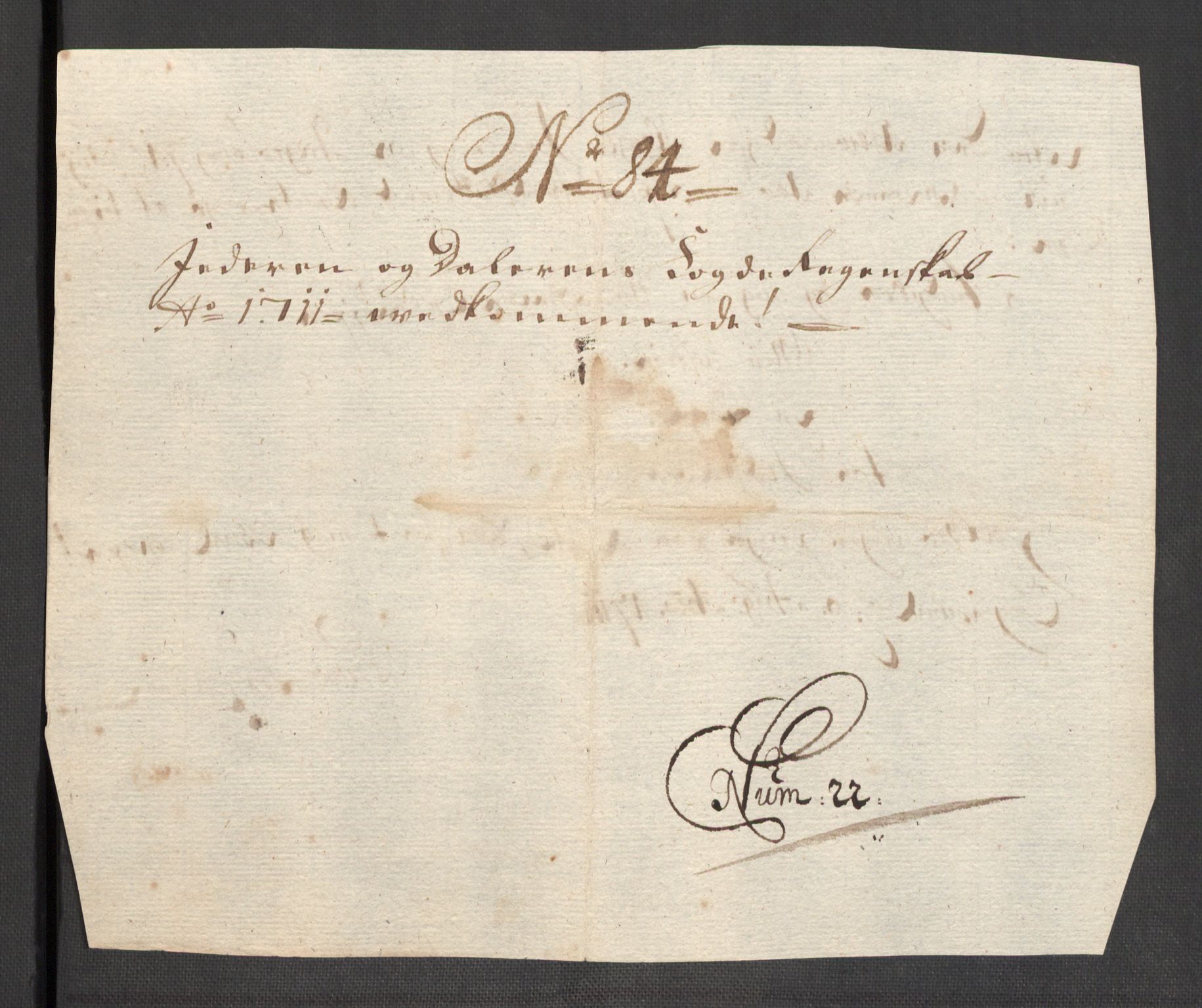 Rentekammeret inntil 1814, Reviderte regnskaper, Fogderegnskap, RA/EA-4092/R46/L2735: Fogderegnskap Jæren og Dalane, 1711, p. 143