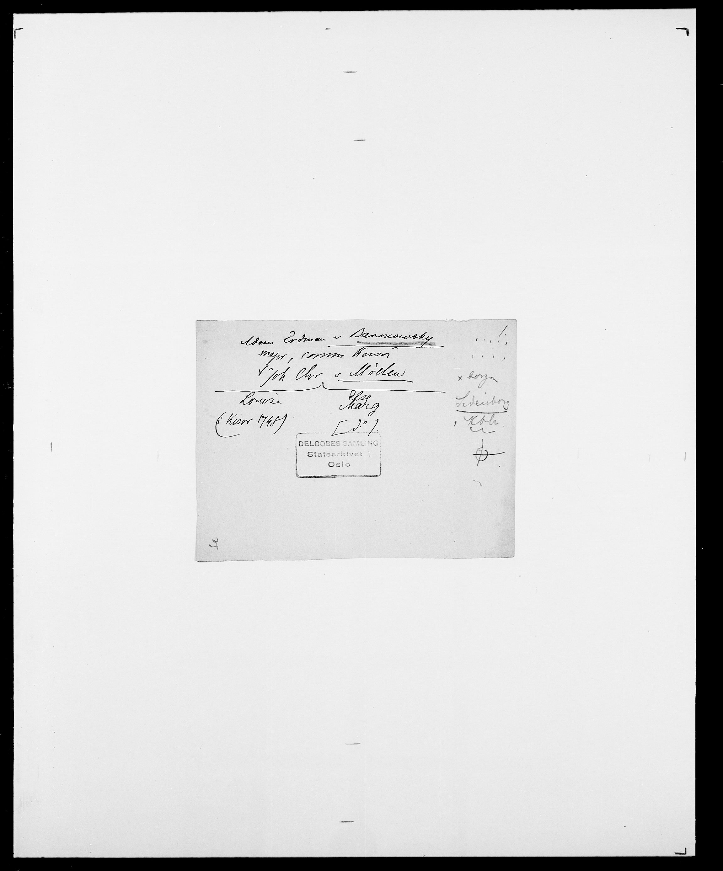 Delgobe, Charles Antoine - samling, AV/SAO-PAO-0038/D/Da/L0003: Barca - Bergen, p. 364