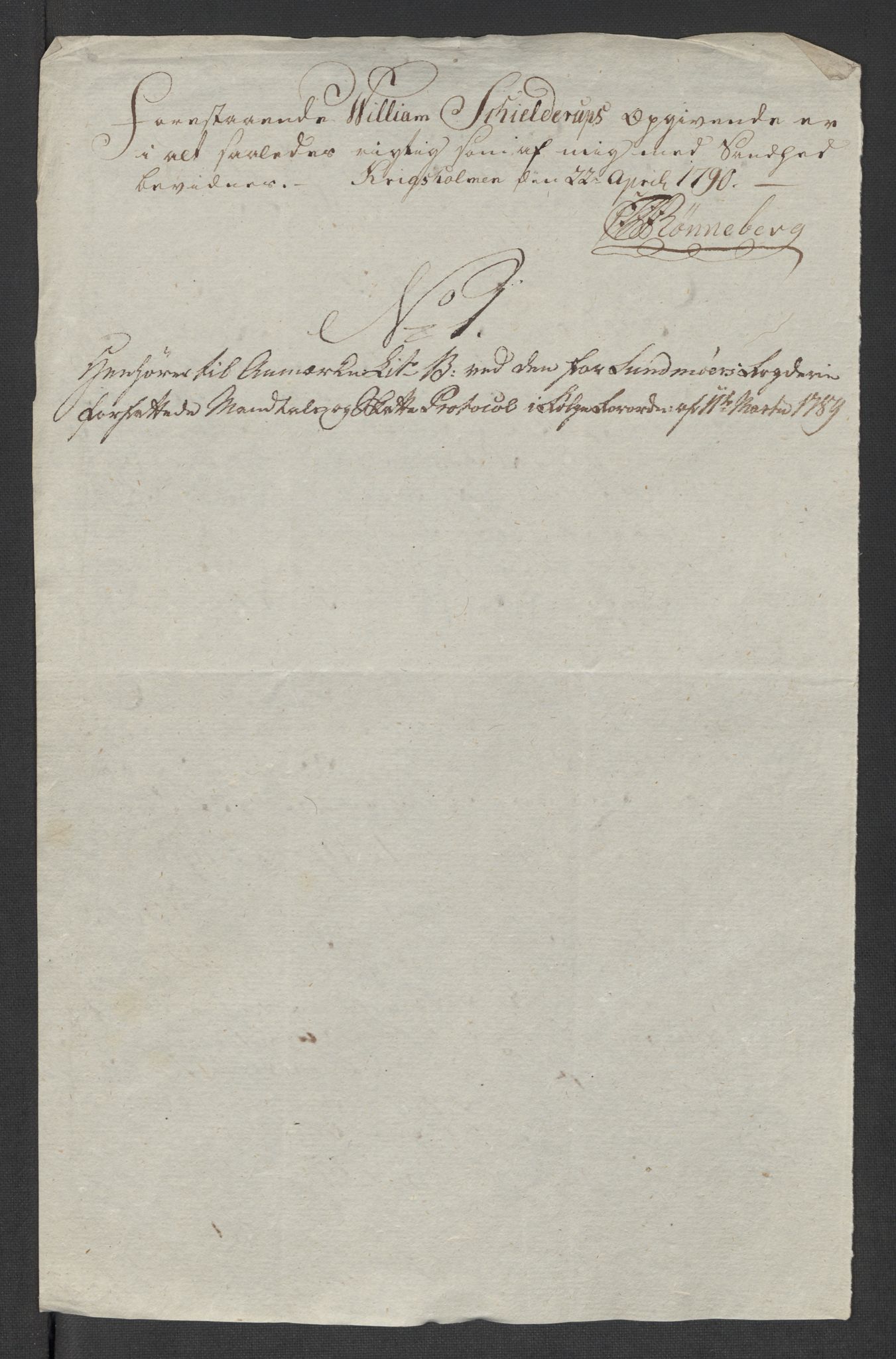 Rentekammeret inntil 1814, Reviderte regnskaper, Mindre regnskaper, AV/RA-EA-4068/Rf/Rfe/L0049: Sunnhordland og Hardanger fogderi, Sunnmøre fogderi, 1789, p. 325