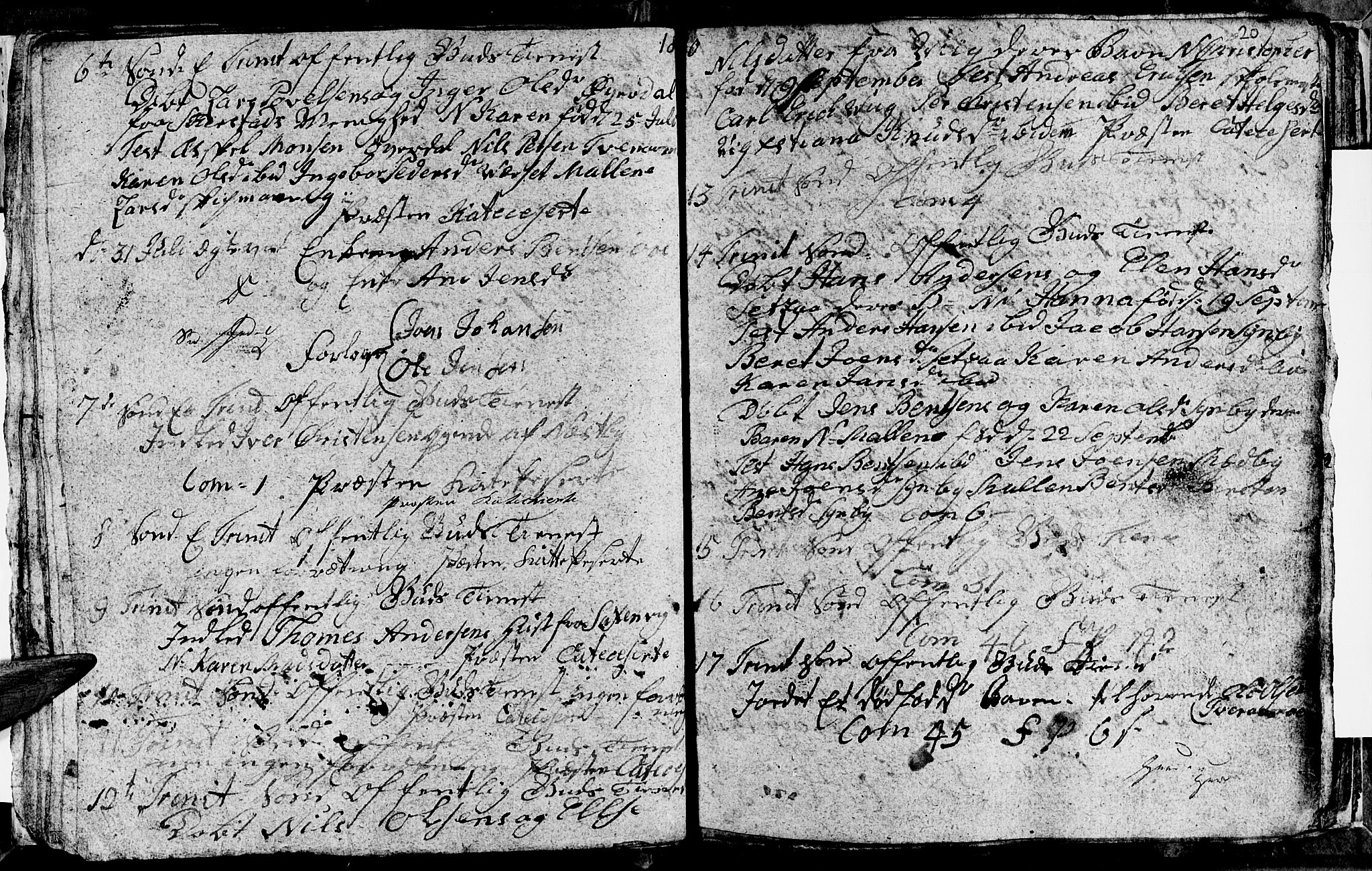 Ministerialprotokoller, klokkerbøker og fødselsregistre - Nordland, AV/SAT-A-1459/847/L0675: Parish register (copy) no. 847C03, 1808-1820, p. 20