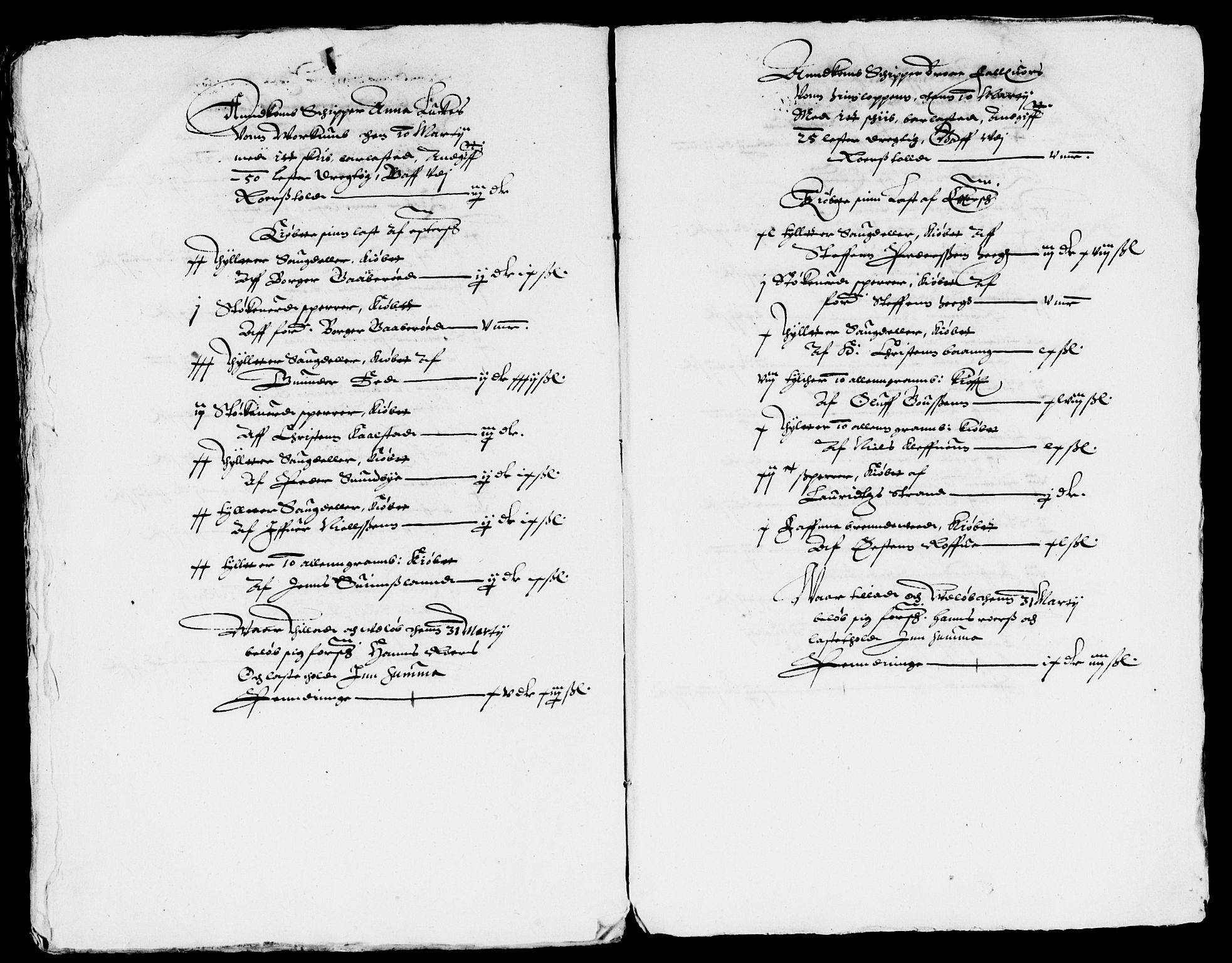 Rentekammeret inntil 1814, Reviderte regnskaper, Lensregnskaper, AV/RA-EA-5023/R/Rb/Rbo/L0001: Tønsberg len, 1584-1612