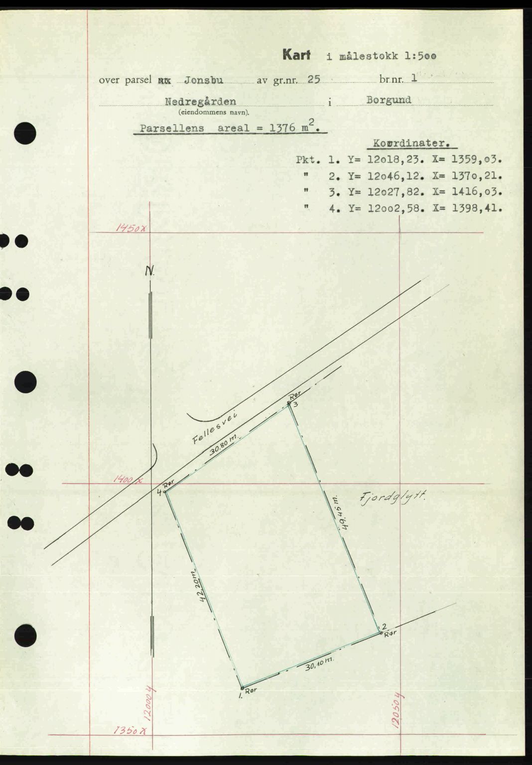 Nordre Sunnmøre sorenskriveri, AV/SAT-A-0006/1/2/2C/2Ca: Mortgage book no. A33, 1949-1950, Diary no: : 3037/1949