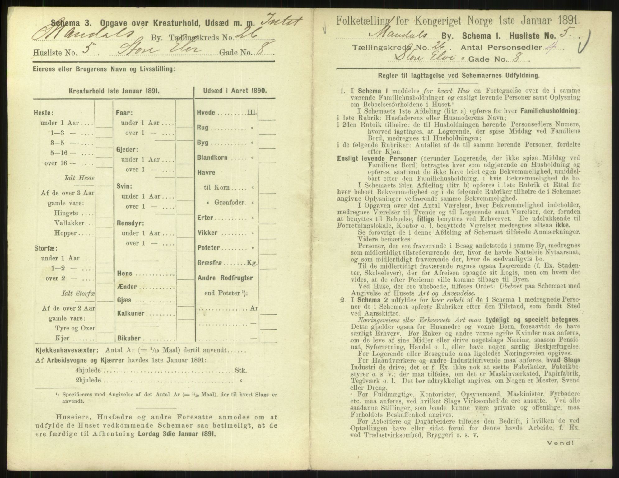 RA, 1891 census for 1002 Mandal, 1891, p. 1157