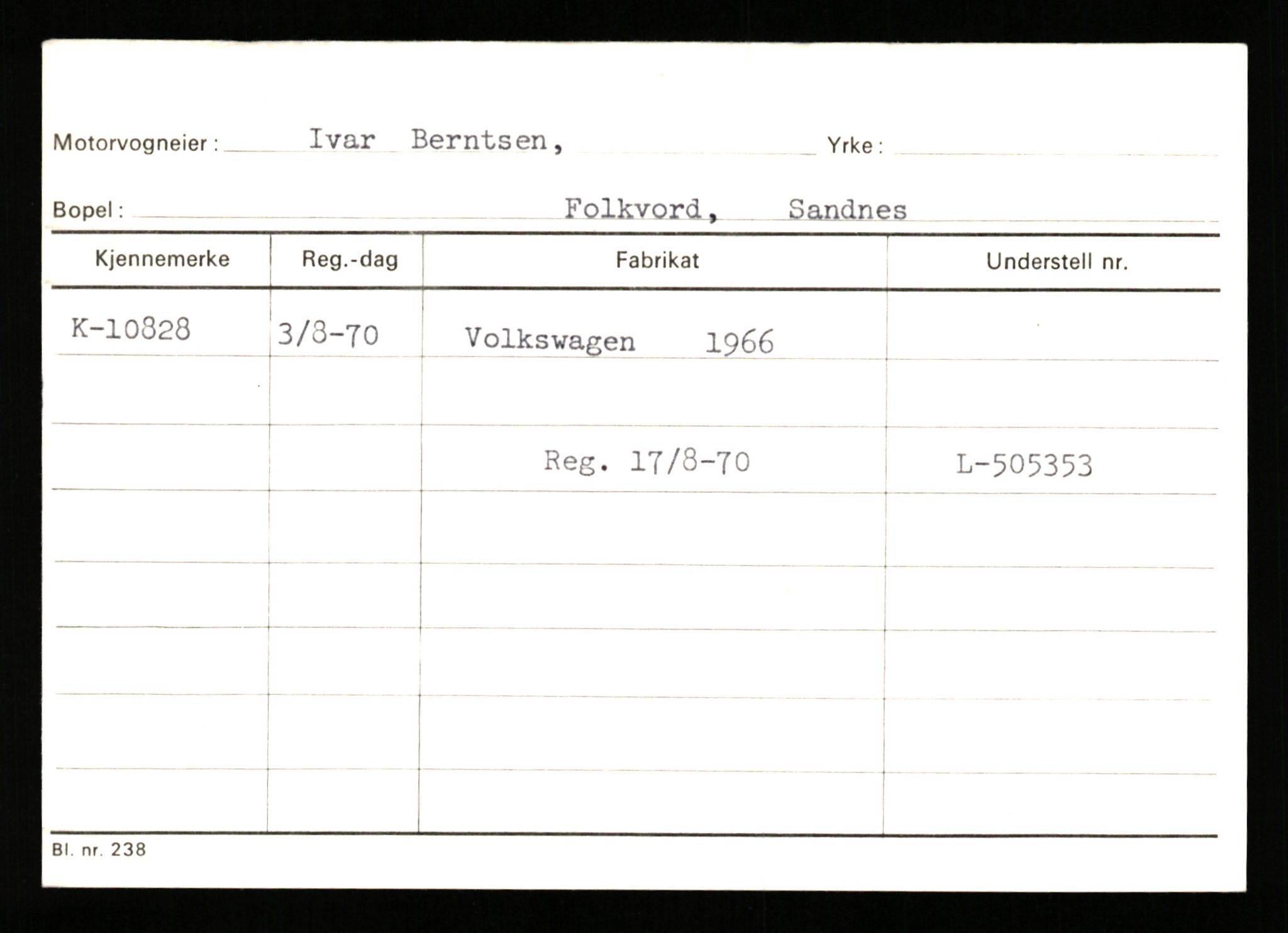 Stavanger trafikkstasjon, SAST/A-101942/0/G/L0003: Registreringsnummer: 10466 - 15496, 1930-1971, p. 351