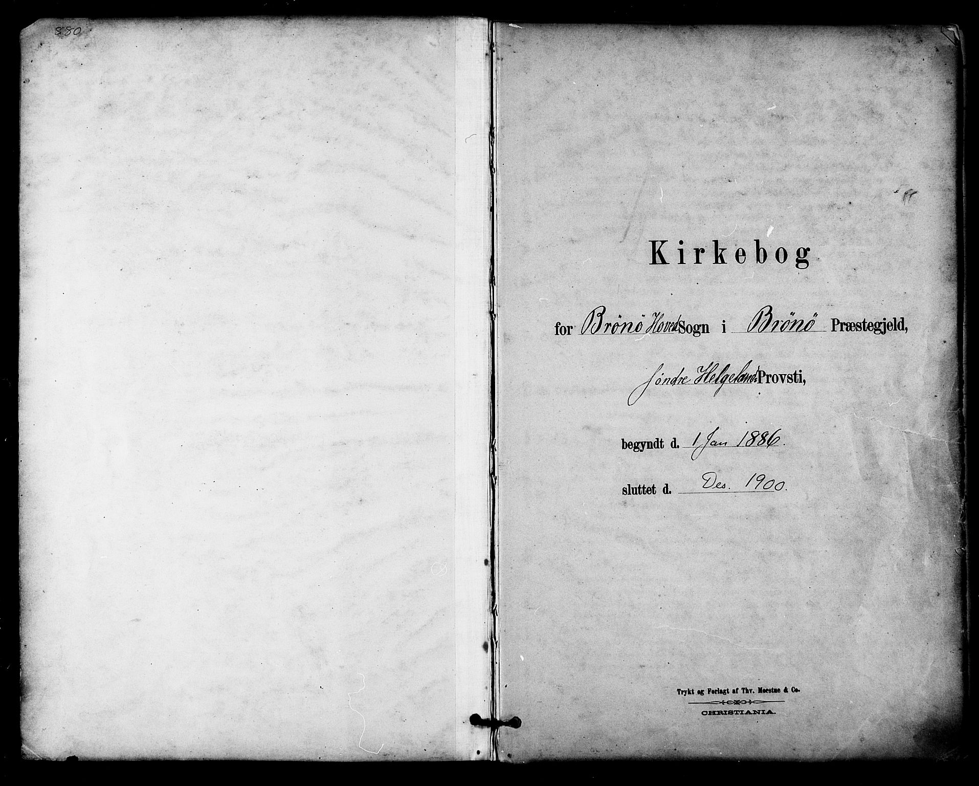 Ministerialprotokoller, klokkerbøker og fødselsregistre - Nordland, SAT/A-1459/813/L0200: Parish register (official) no. 813A10, 1886-1900