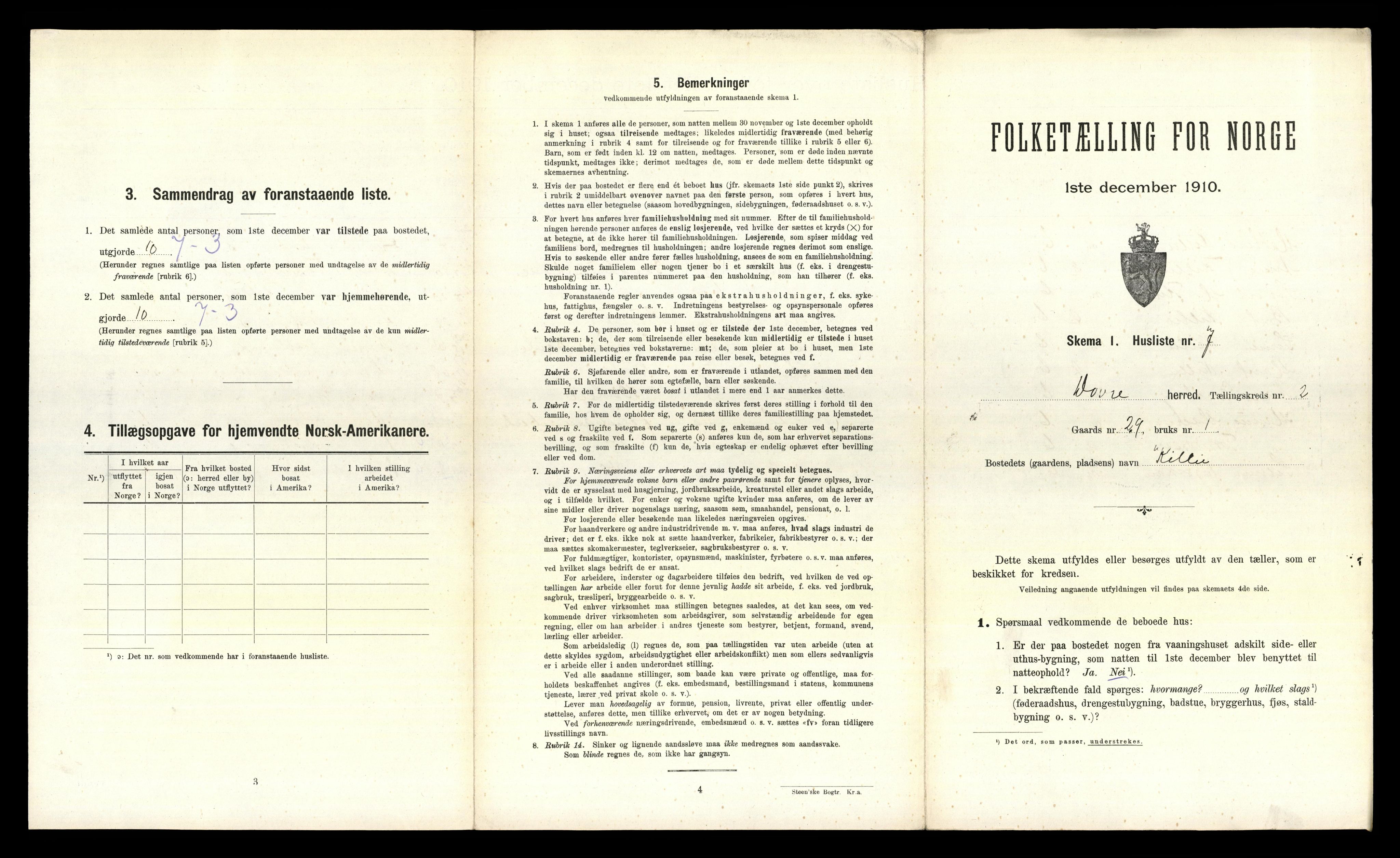 RA, 1910 census for Dovre, 1910, p. 211