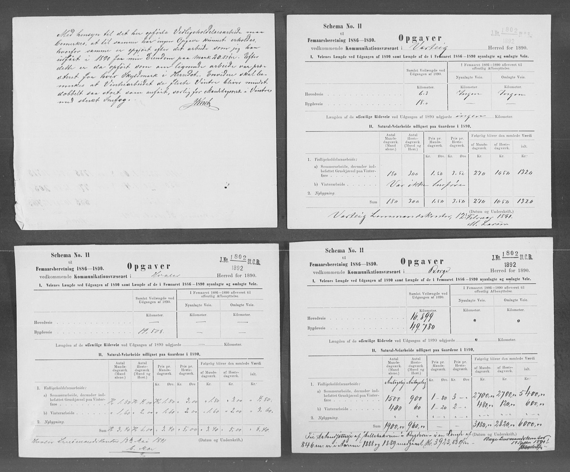 Statistisk sentralbyrå, Næringsøkonomiske emner, Generelt - Amtmennenes femårsberetninger, AV/RA-S-2233/F/Fa/L0072: --, 1886-1890, p. 7