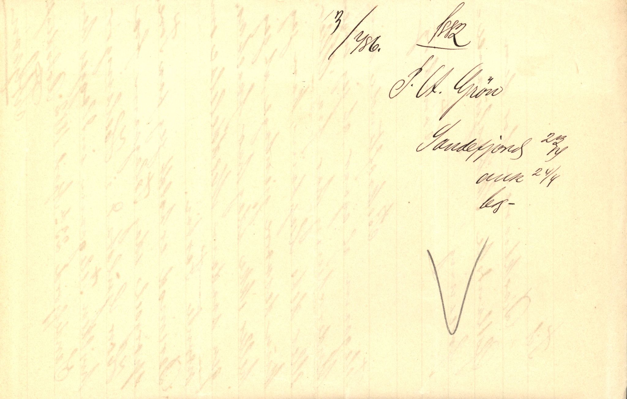 Pa 63 - Østlandske skibsassuranceforening, VEMU/A-1079/G/Ga/L0014/0011: Havaridokumenter / Agra, Anna, Jorsalfarer, Alfen, Uller, Solon, 1882, p. 109