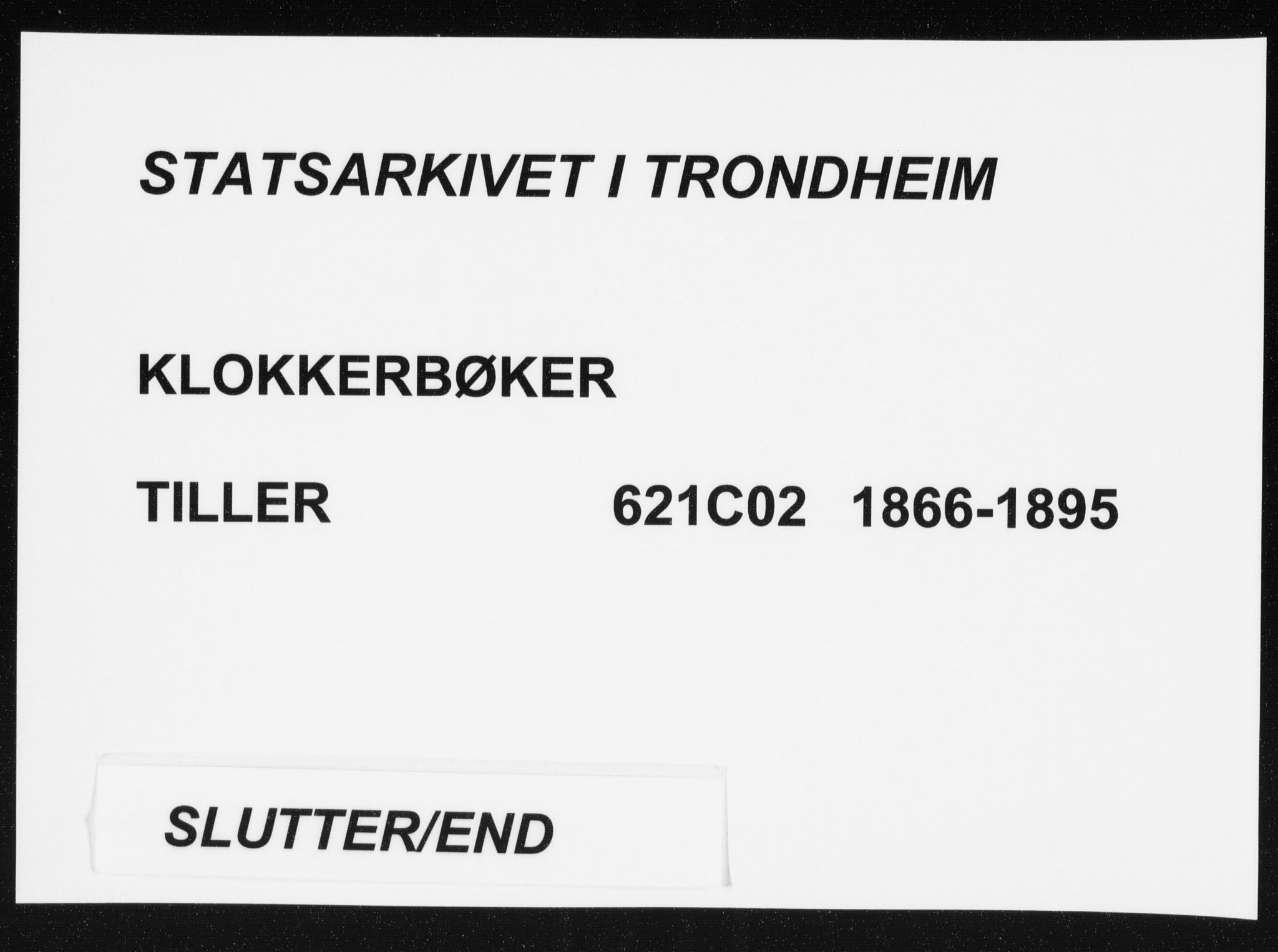 Ministerialprotokoller, klokkerbøker og fødselsregistre - Sør-Trøndelag, SAT/A-1456/621/L0459: Parish register (copy) no. 621C02, 1866-1895