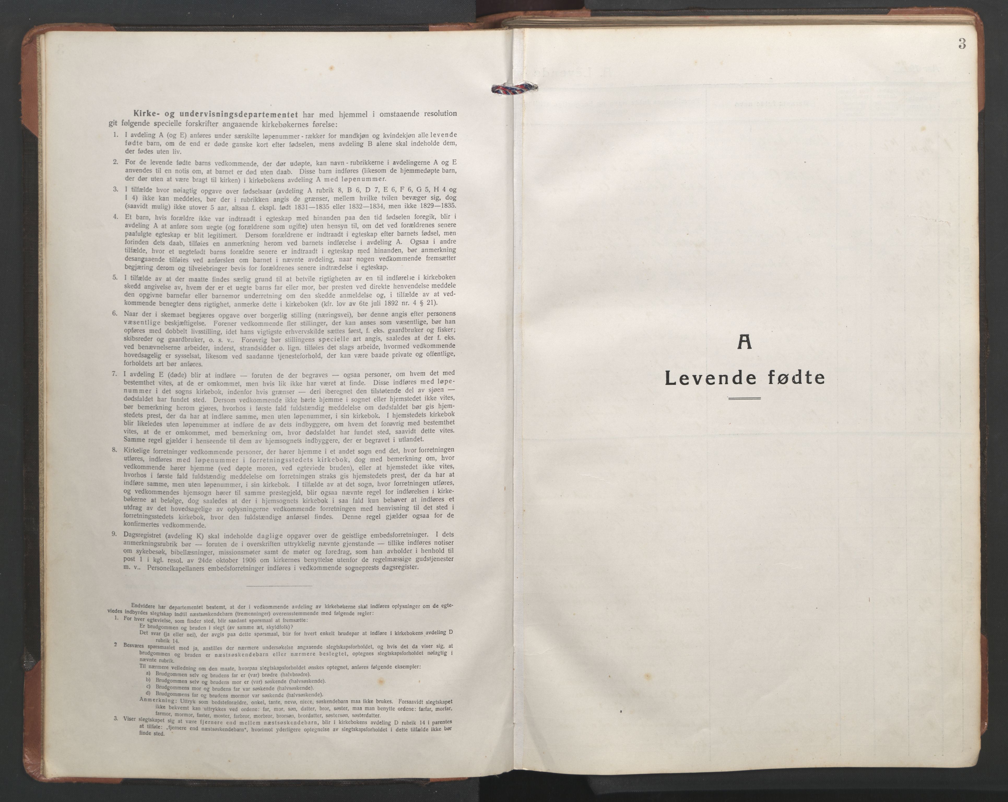 Ministerialprotokoller, klokkerbøker og fødselsregistre - Nordland, SAT/A-1459/836/L0539: Parish register (copy) no. 836C03, 1917-1949, p. 3