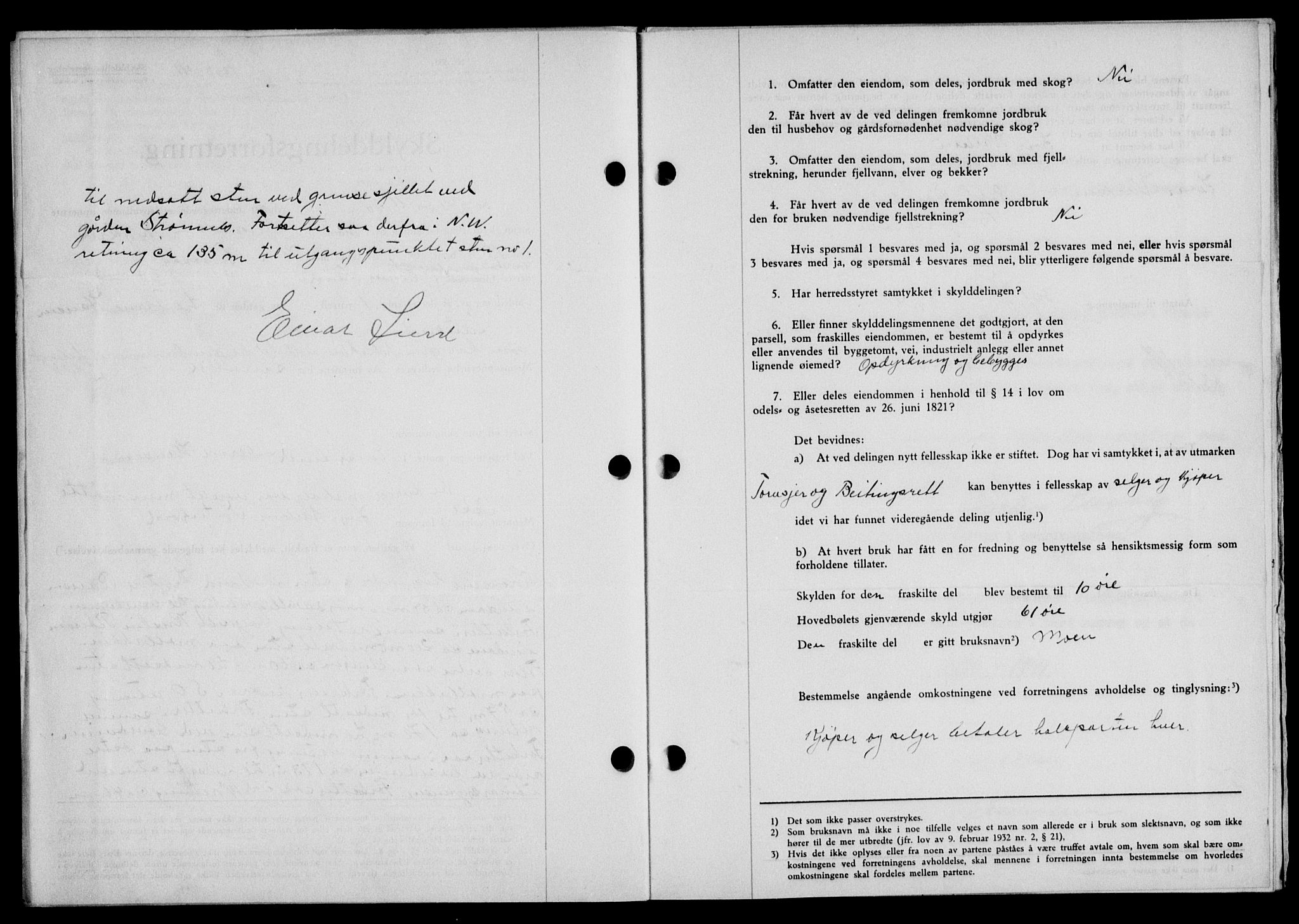 Lofoten sorenskriveri, SAT/A-0017/1/2/2C/L0009a: Mortgage book no. 9a, 1941-1942, Diary no: : 1853/1941