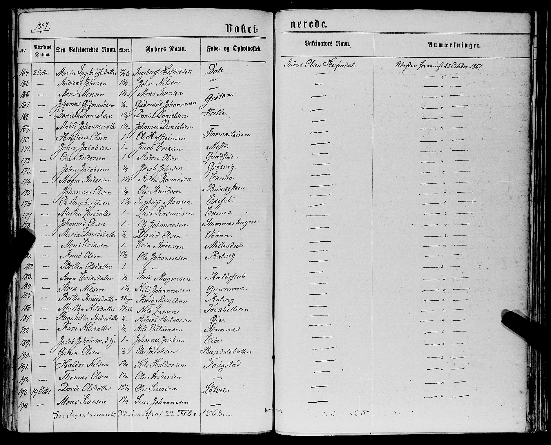 Haus sokneprestembete, AV/SAB-A-75601/H/Haa: Parish register (official) no. A 17, 1858-1870, p. 475