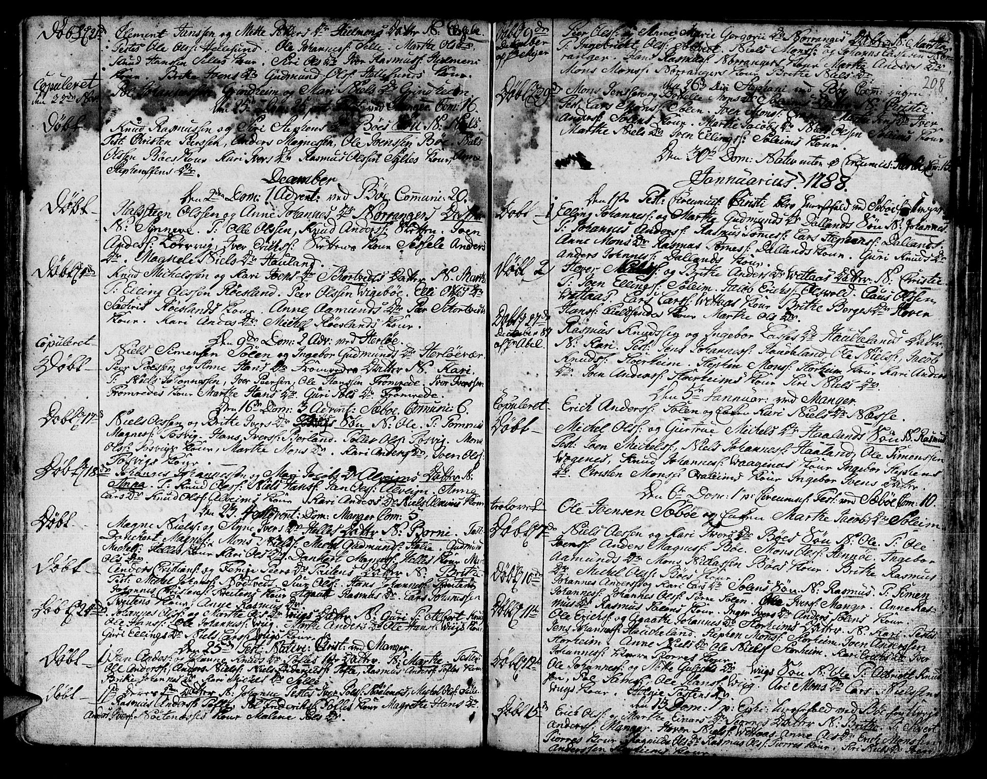 Manger sokneprestembete, SAB/A-76801/H/Haa: Parish register (official) no. A 1, 1759-1791, p. 208