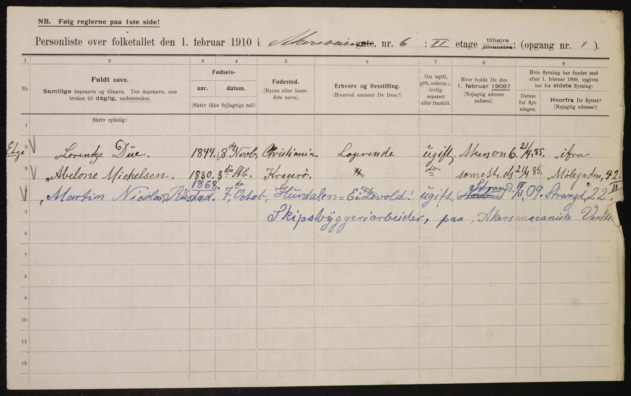 OBA, Municipal Census 1910 for Kristiania, 1910, p. 792