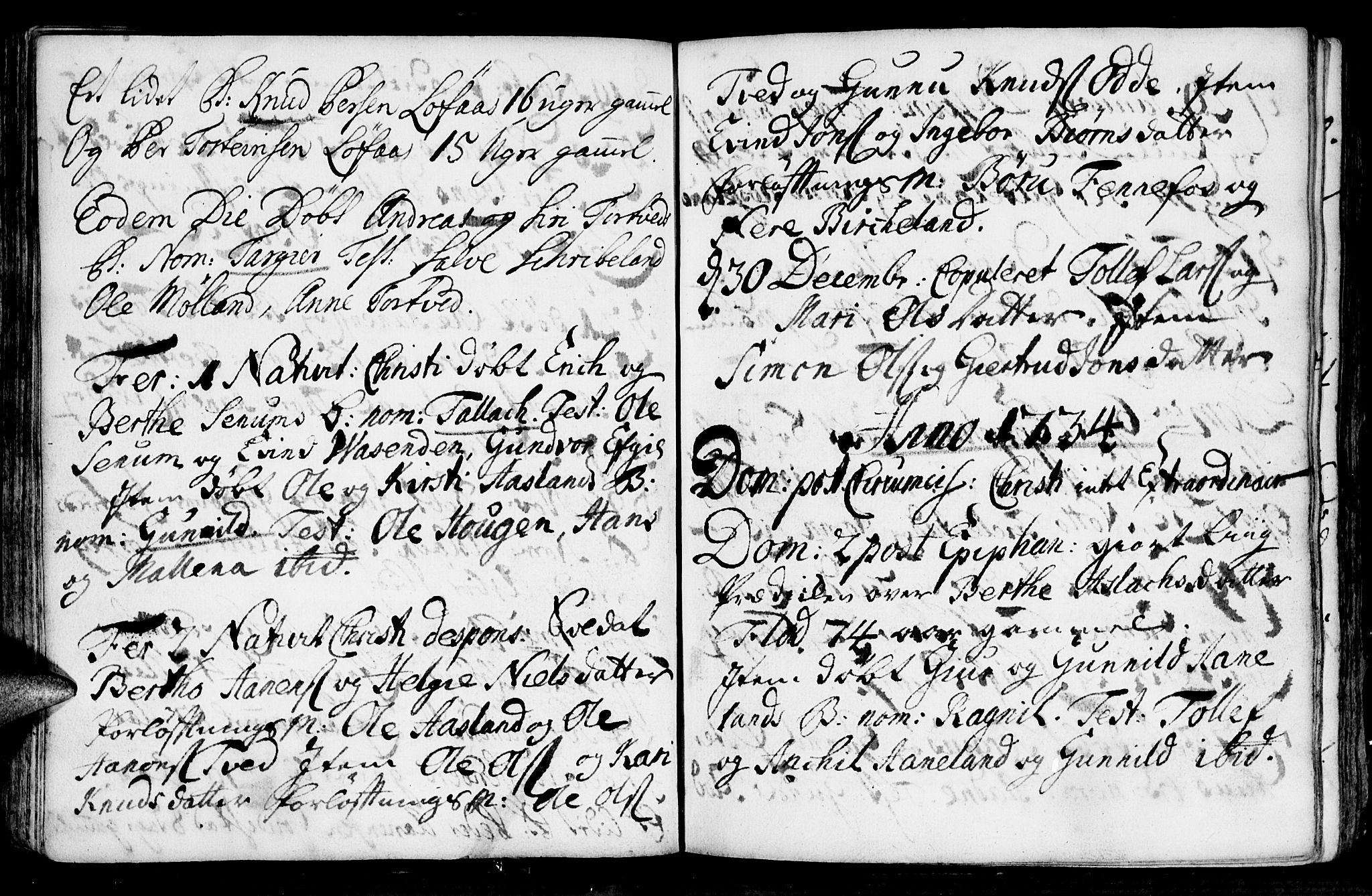 Evje sokneprestkontor, AV/SAK-1111-0008/F/Fa/Faa/L0001: Parish register (official) no. A 1, 1705-1760, p. 73