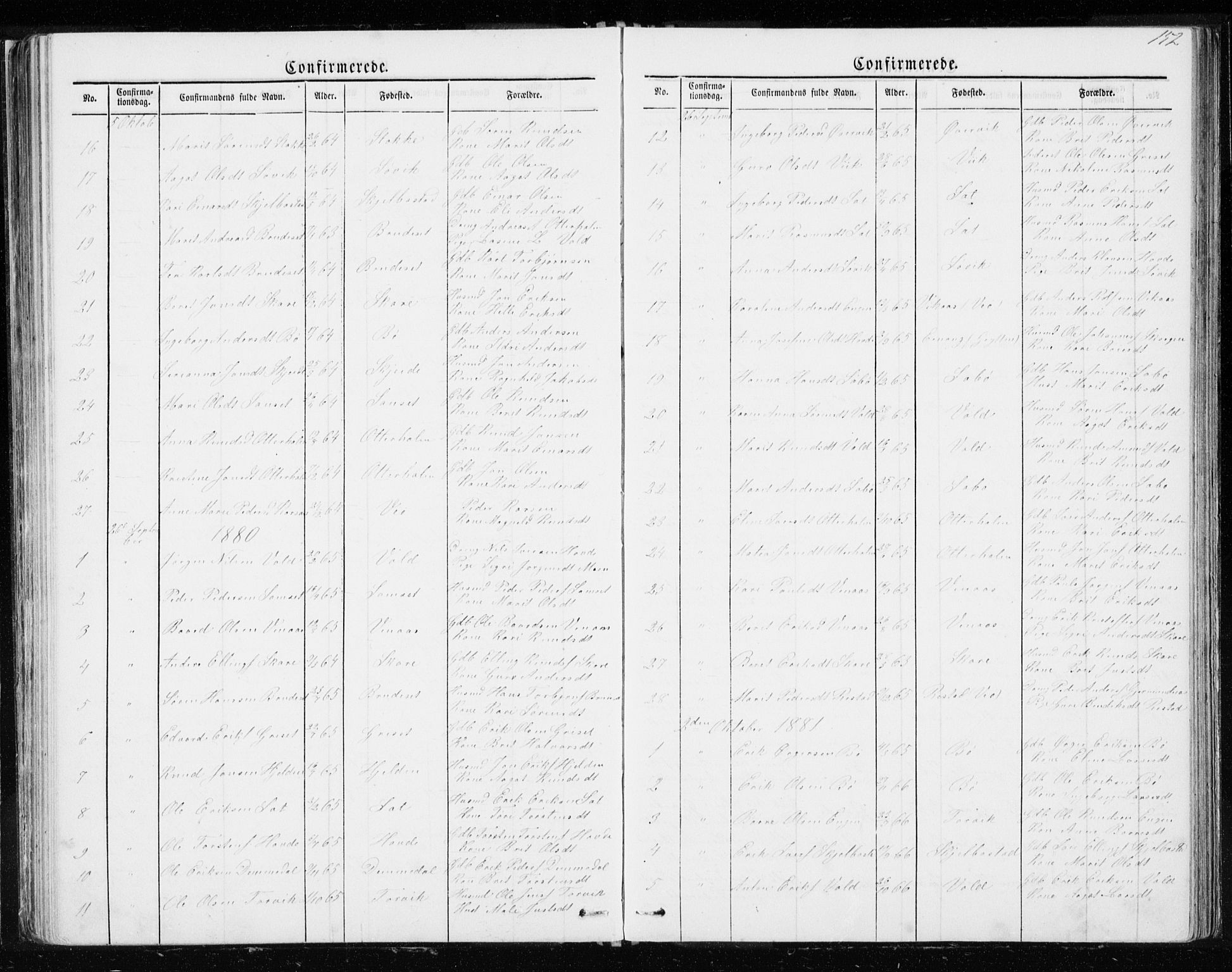 Ministerialprotokoller, klokkerbøker og fødselsregistre - Møre og Romsdal, SAT/A-1454/543/L0564: Parish register (copy) no. 543C02, 1867-1915, p. 152