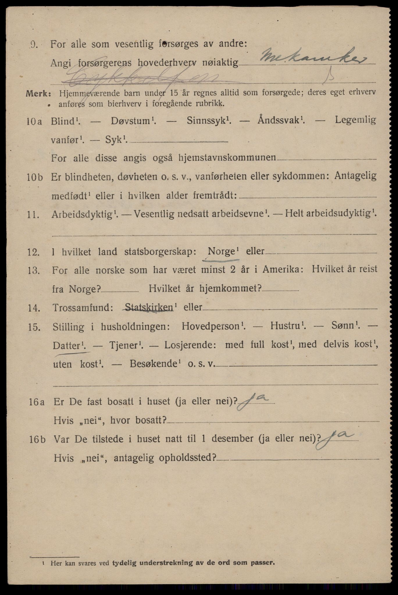 SAST, 1920 census for Stavanger, 1920, p. 73763