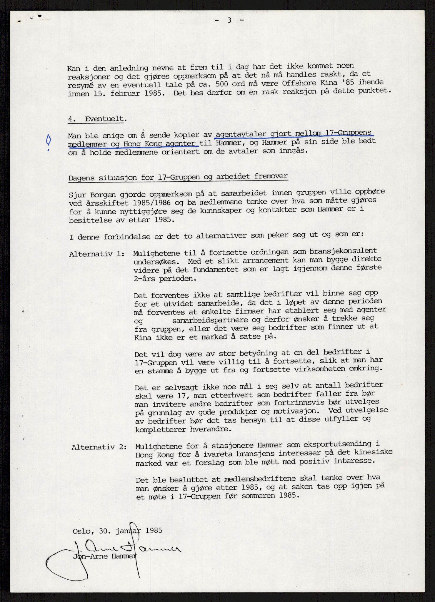 "17-Gruppen Kina", AV/RA-PA-1688/A/L0001: Møtereferater, 1979-1986, p. 189