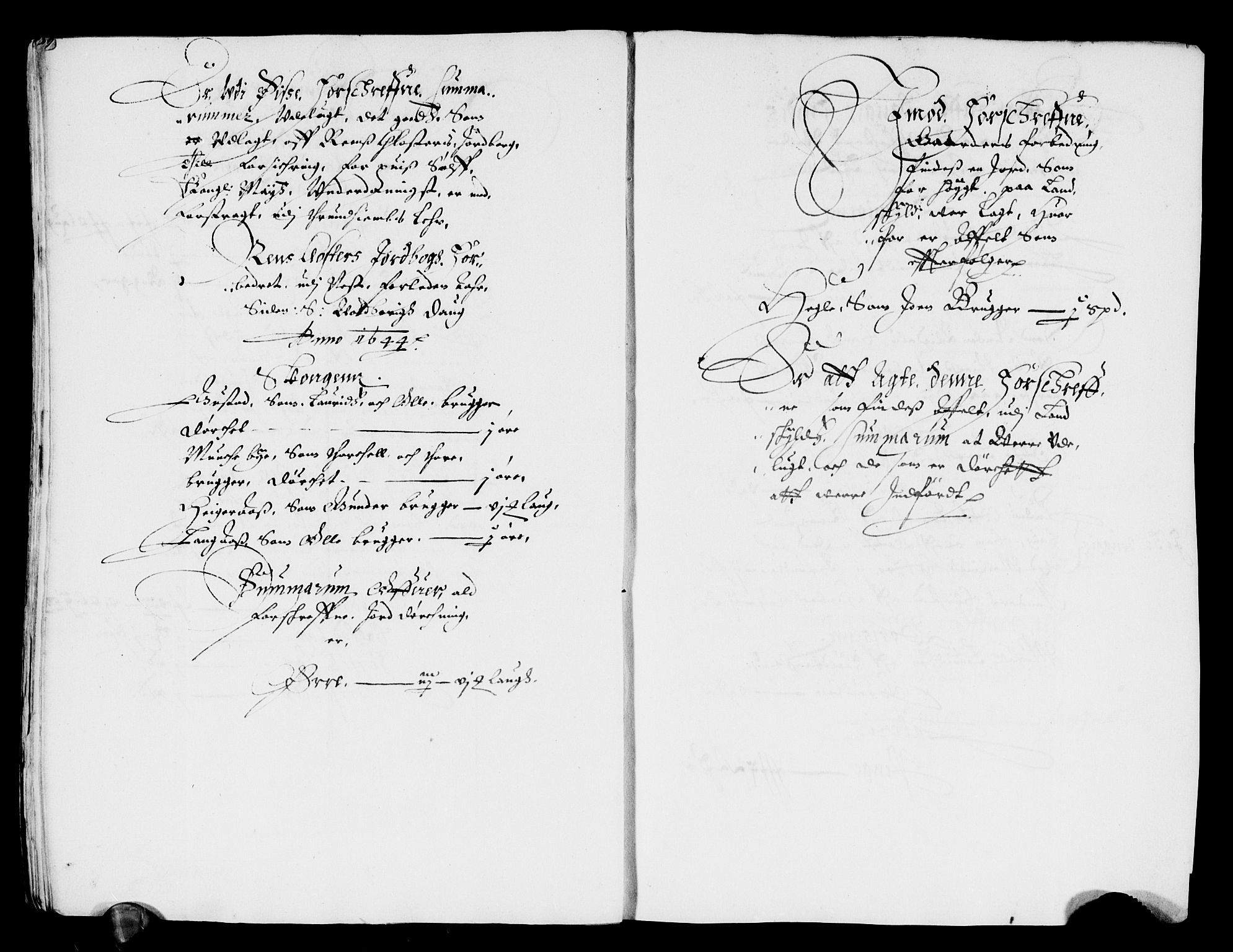 Rentekammeret inntil 1814, Reviderte regnskaper, Lensregnskaper, AV/RA-EA-5023/R/Rb/Rby/L0001: Reins kloster len; Bakke kloster len, 1564-1652