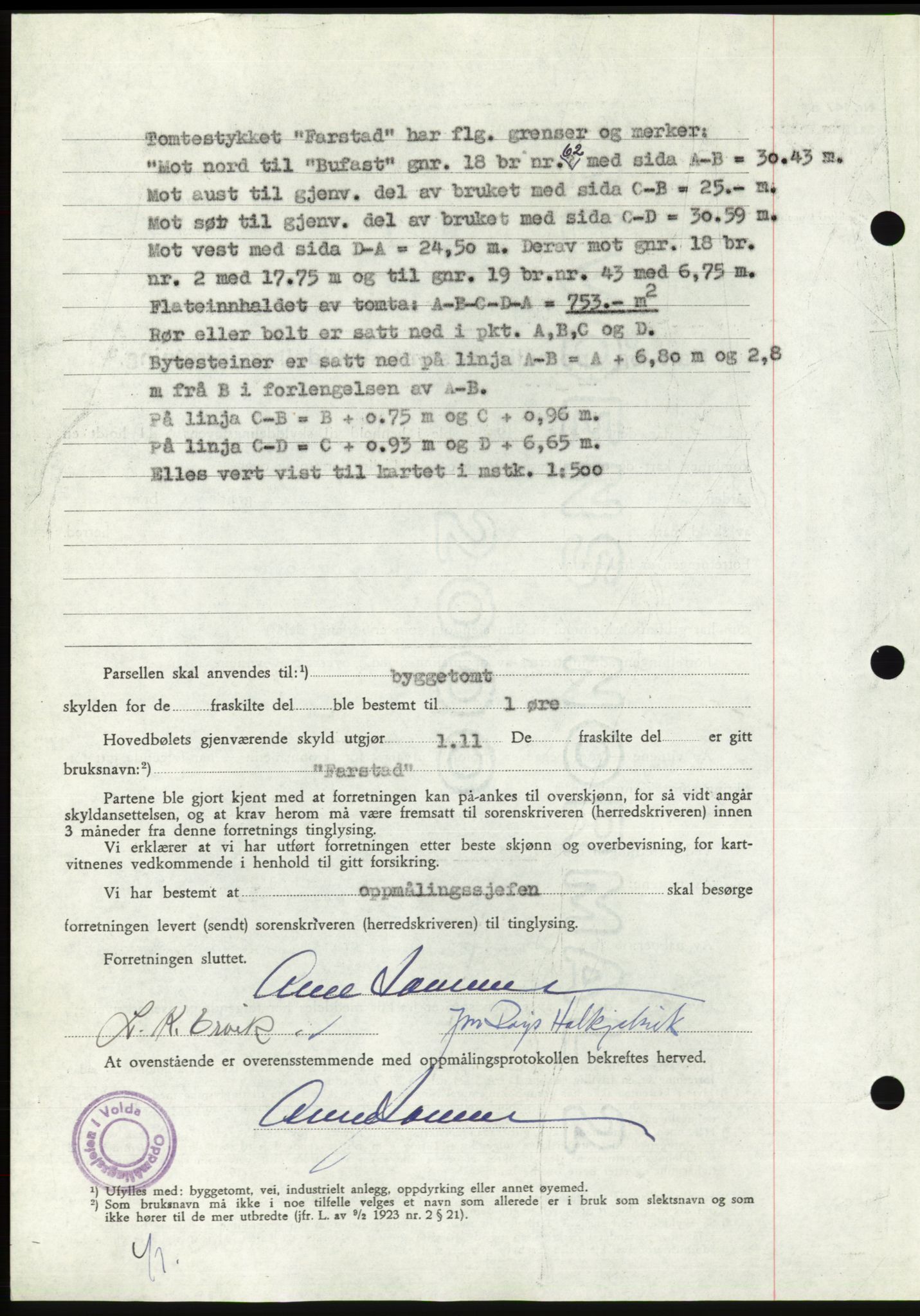 Søre Sunnmøre sorenskriveri, AV/SAT-A-4122/1/2/2C/L0105: Mortgage book no. 31A, 1956-1957, Diary no: : 2689/1956