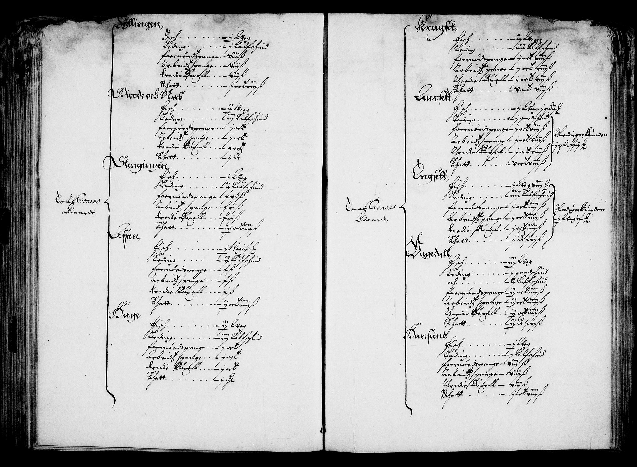 Rentekammeret inntil 1814, Realistisk ordnet avdeling, AV/RA-EA-4070/On/L0001/0001: Statens gods / [Jj 1]: Jordebok over Hannibal Sehesteds gods, 1651, p. 166