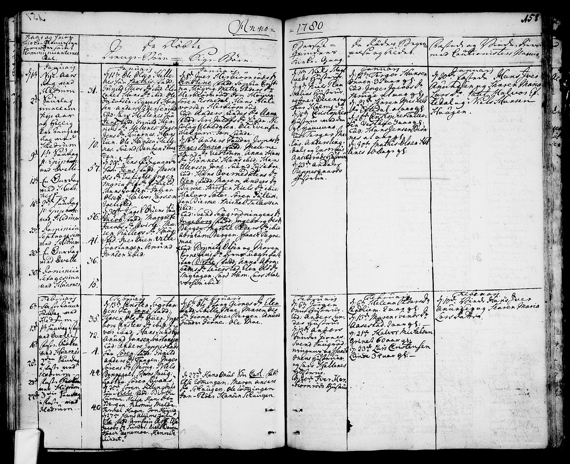 Hedrum kirkebøker, SAKO/A-344/F/Fa/L0001: Parish register (official) no. I 1, 1751-1785, p. 158