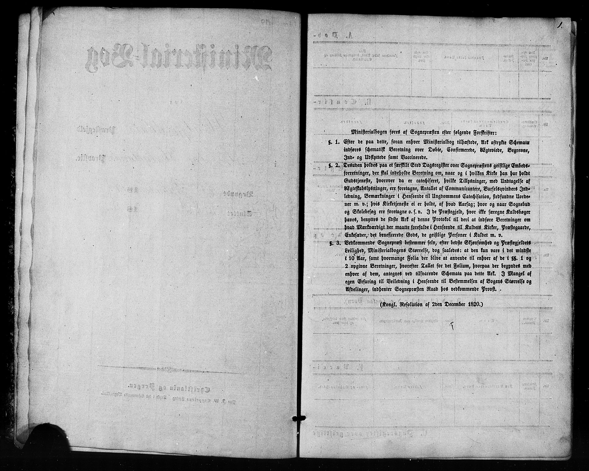 Ministerialprotokoller, klokkerbøker og fødselsregistre - Nordland, AV/SAT-A-1459/823/L0324: Parish register (official) no. 823A01, 1860-1878, p. 1