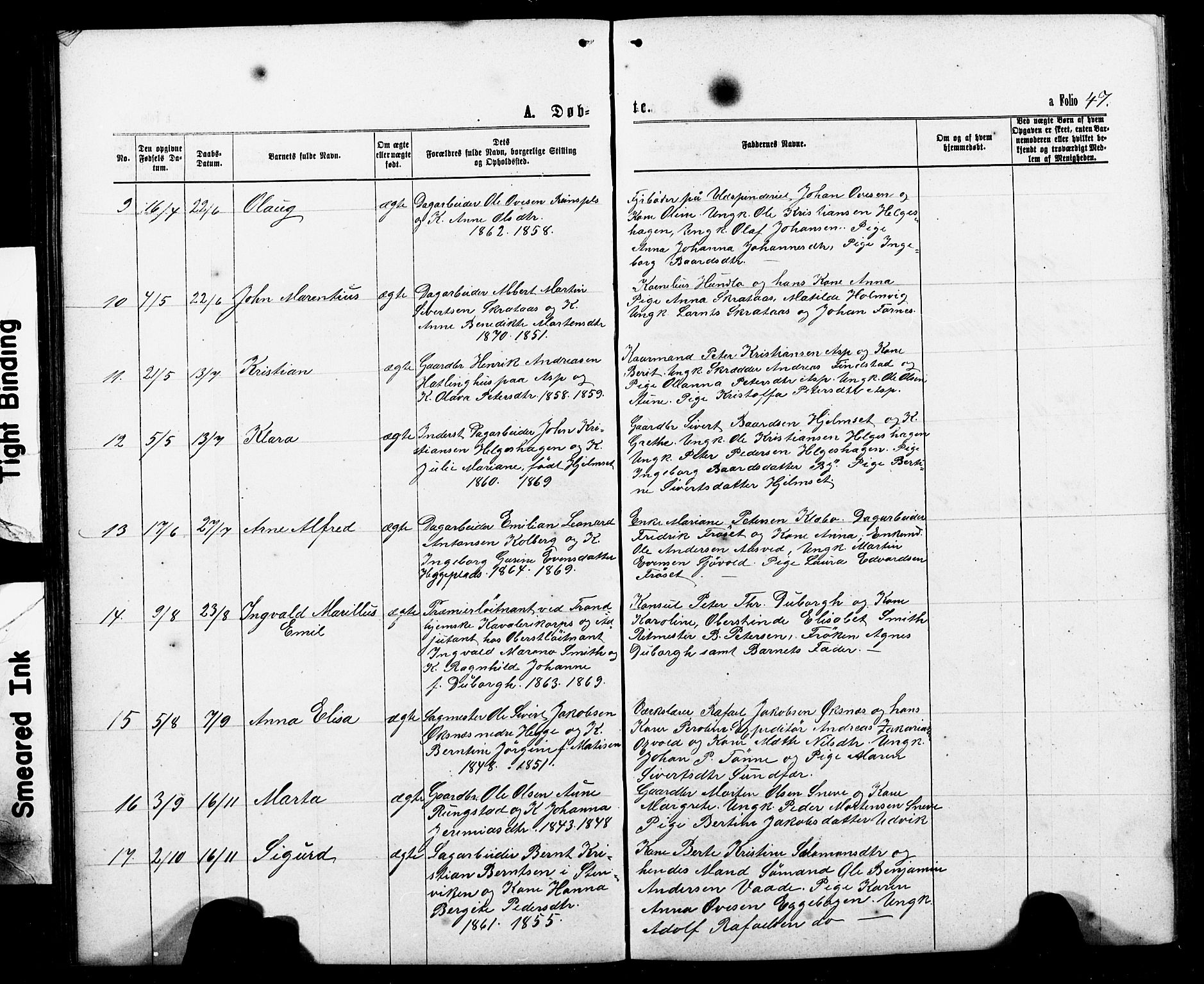 Ministerialprotokoller, klokkerbøker og fødselsregistre - Nord-Trøndelag, SAT/A-1458/740/L0380: Parish register (copy) no. 740C01, 1868-1902, p. 47