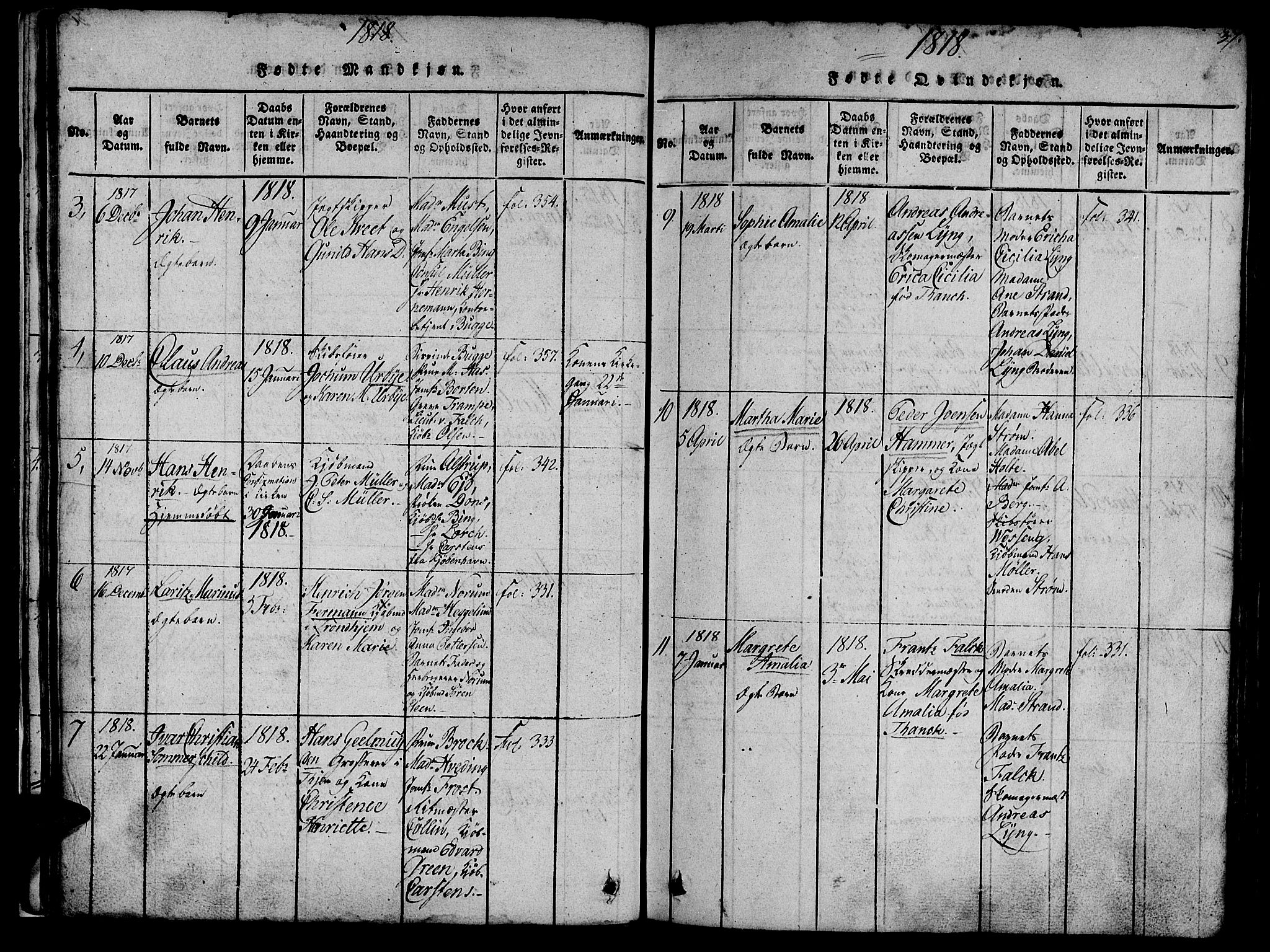 Ministerialprotokoller, klokkerbøker og fødselsregistre - Sør-Trøndelag, SAT/A-1456/602/L0135: Parish register (copy) no. 602C03, 1815-1832, p. 37