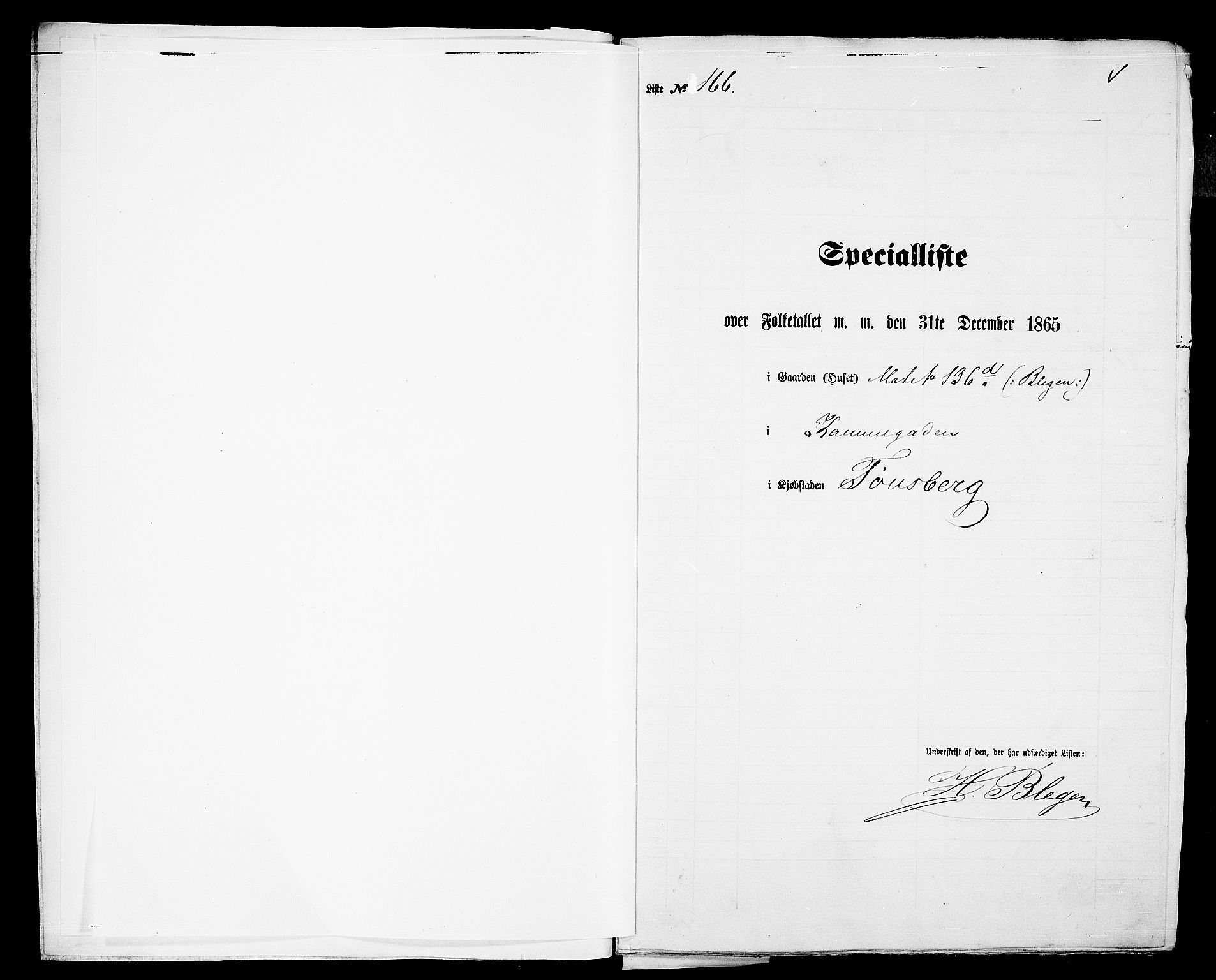 RA, 1865 census for Tønsberg, 1865, p. 366