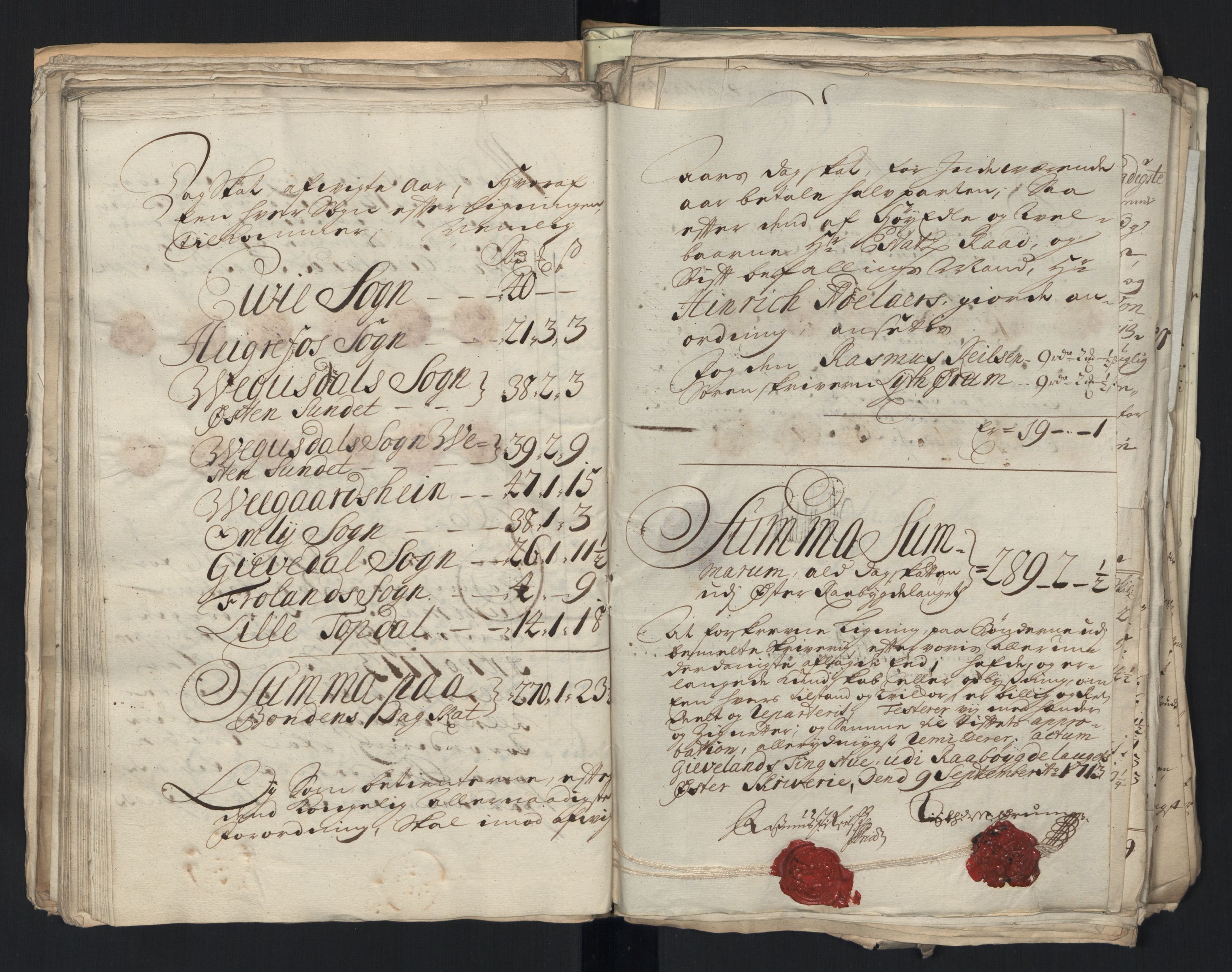 Rentekammeret inntil 1814, Reviderte regnskaper, Fogderegnskap, AV/RA-EA-4092/R40/L2450: Fogderegnskap Råbyggelag, 1712-1713, p. 336