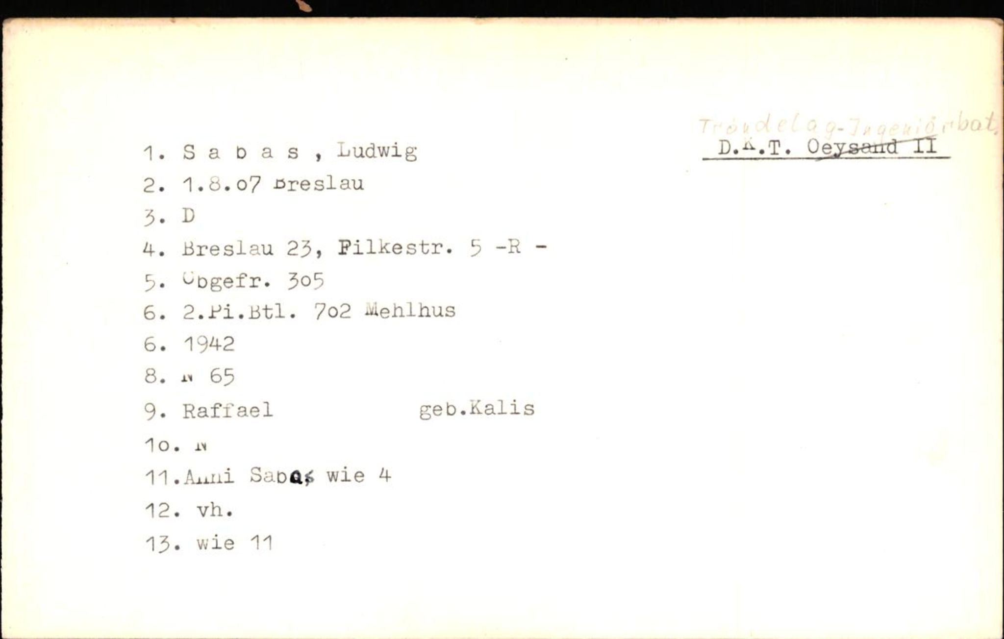 Hjemsendte tyskere , RA/RAFA-6487/D/Da/L0004: Paulik-Seher, 1945-1947, p. 594