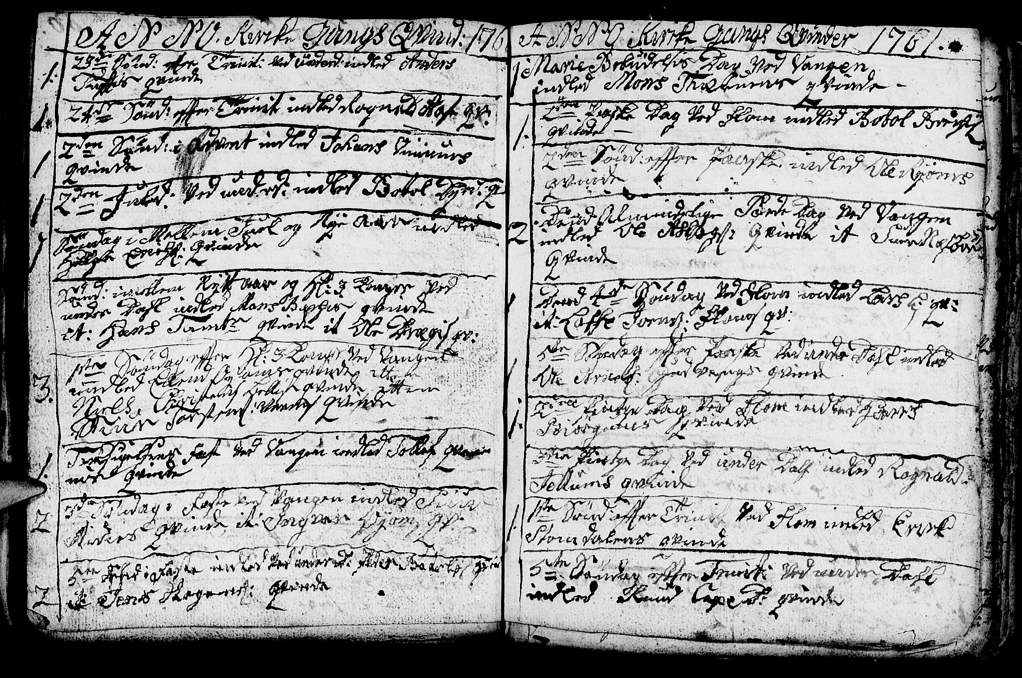 Aurland sokneprestembete, SAB/A-99937/H/Ha/Haa/L0003: Parish register (official) no. A 3, 1735-1761, p. 165