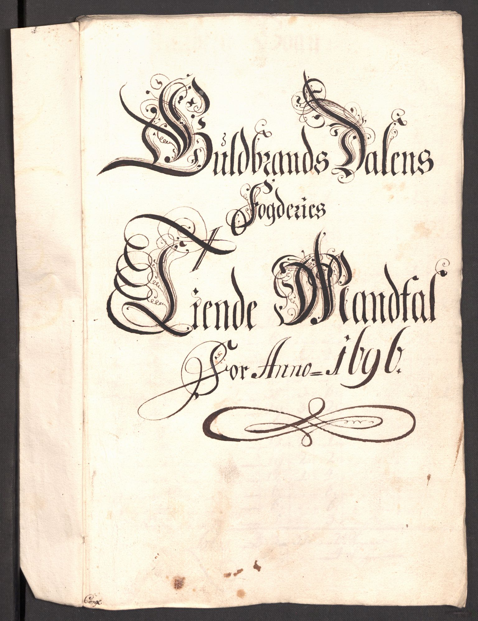 Rentekammeret inntil 1814, Reviderte regnskaper, Fogderegnskap, RA/EA-4092/R17/L1170: Fogderegnskap Gudbrandsdal, 1696-1697, p. 51