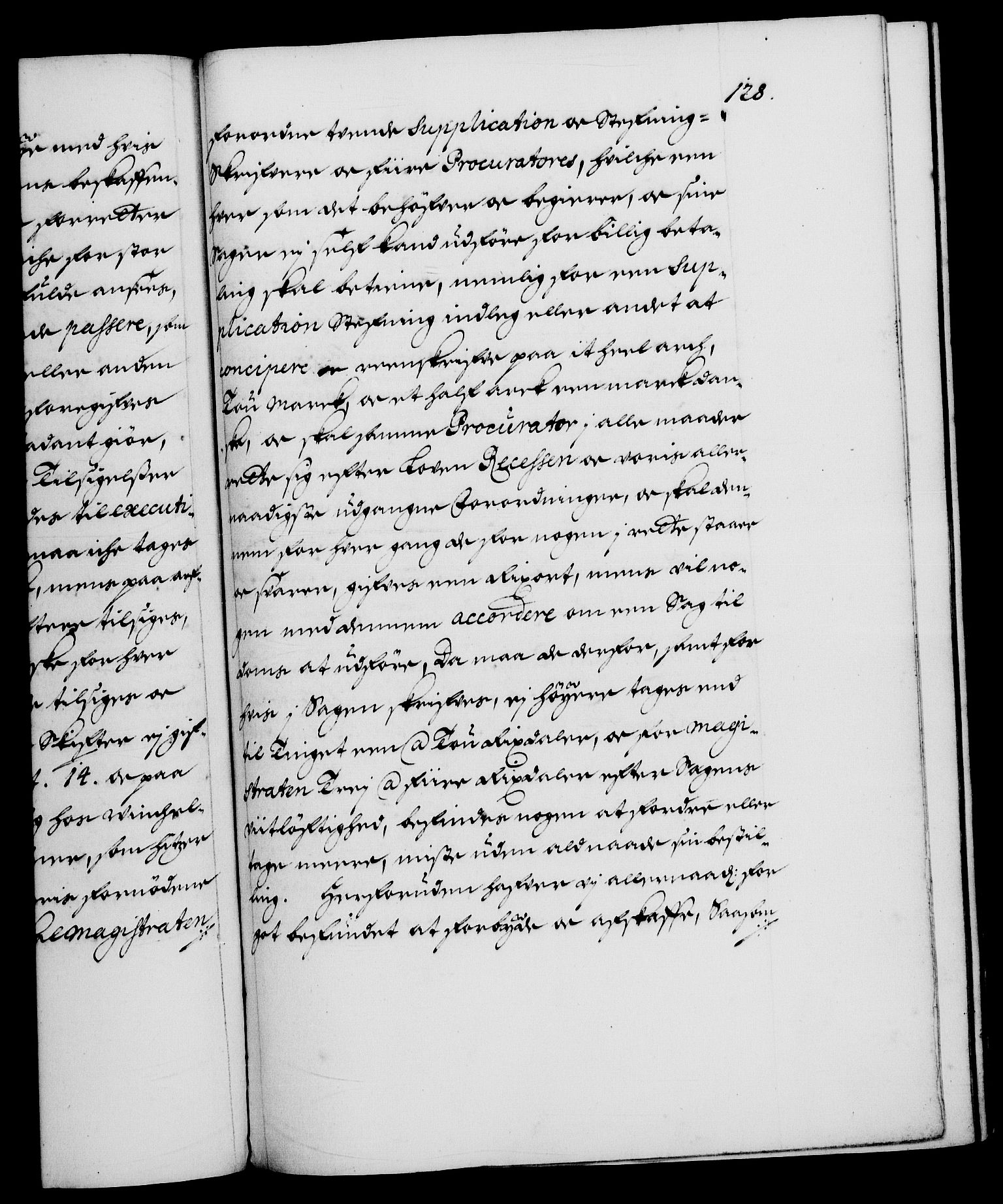 Danske Kanselli 1572-1799, AV/RA-EA-3023/F/Fc/Fca/Fcaa/L0013: Norske registre (mikrofilm), 1681-1684, p. 128a