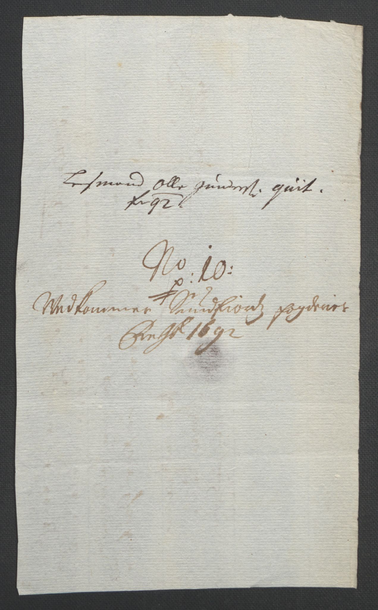 Rentekammeret inntil 1814, Reviderte regnskaper, Fogderegnskap, AV/RA-EA-4092/R53/L3420: Fogderegnskap Sunn- og Nordfjord, 1691-1692, p. 265