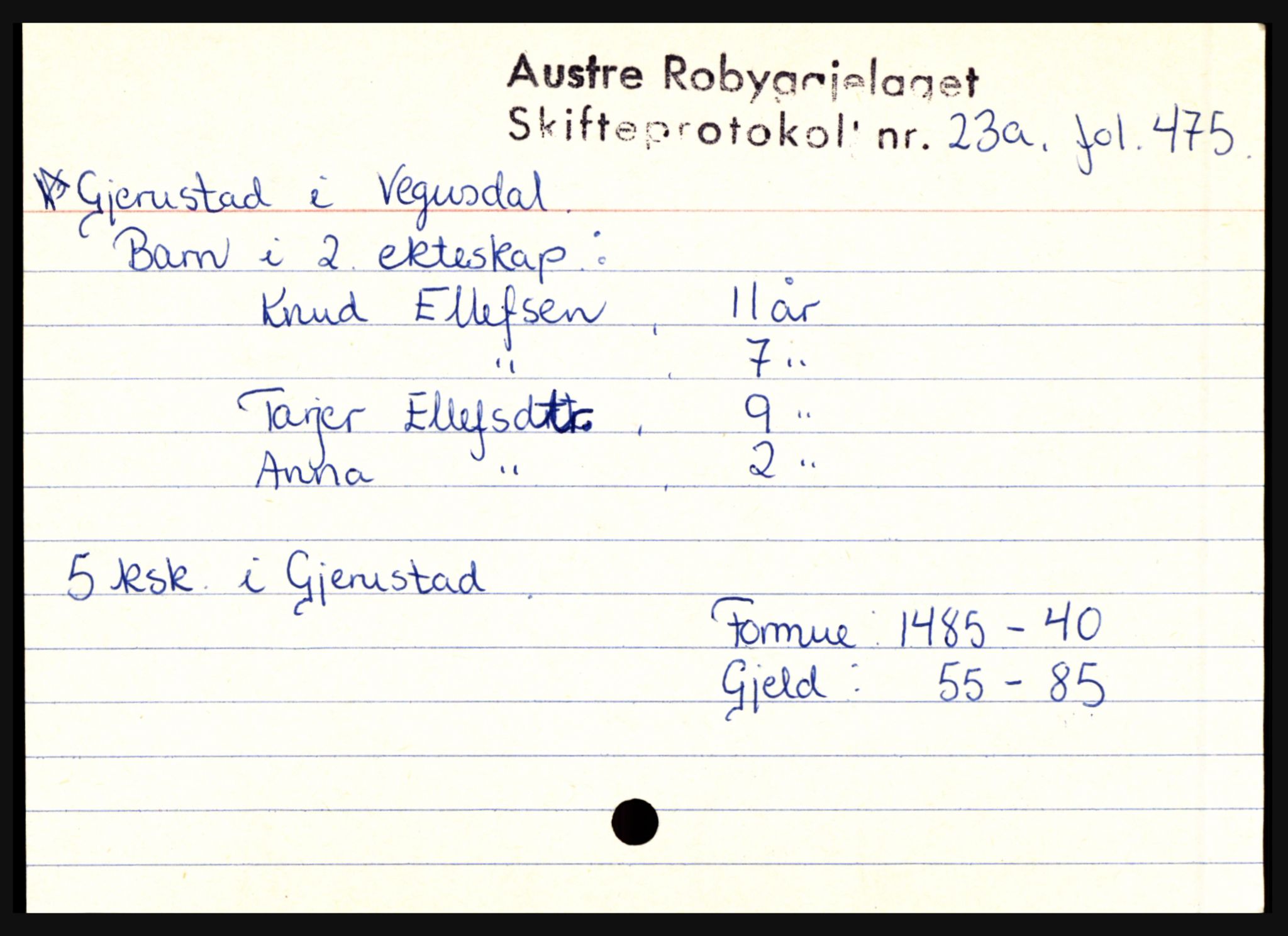 Østre Råbyggelag sorenskriveri, AV/SAK-1221-0016/H, p. 3939