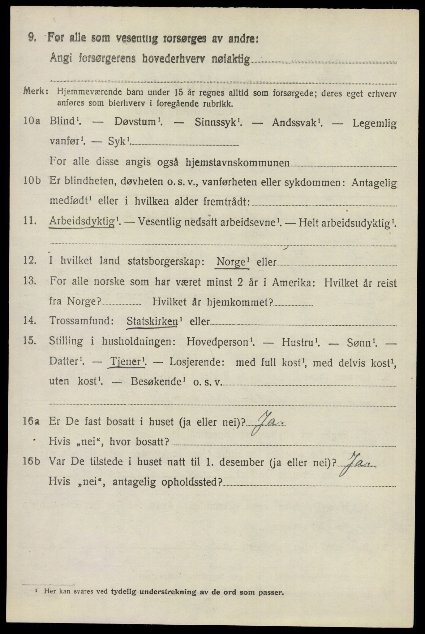 SAO, 1920 census for Feiring, 1920, p. 433