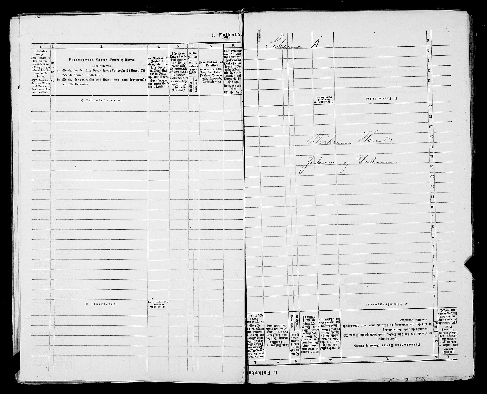 SAST, 1875 census for 1115P Helleland, 1875, p. 46