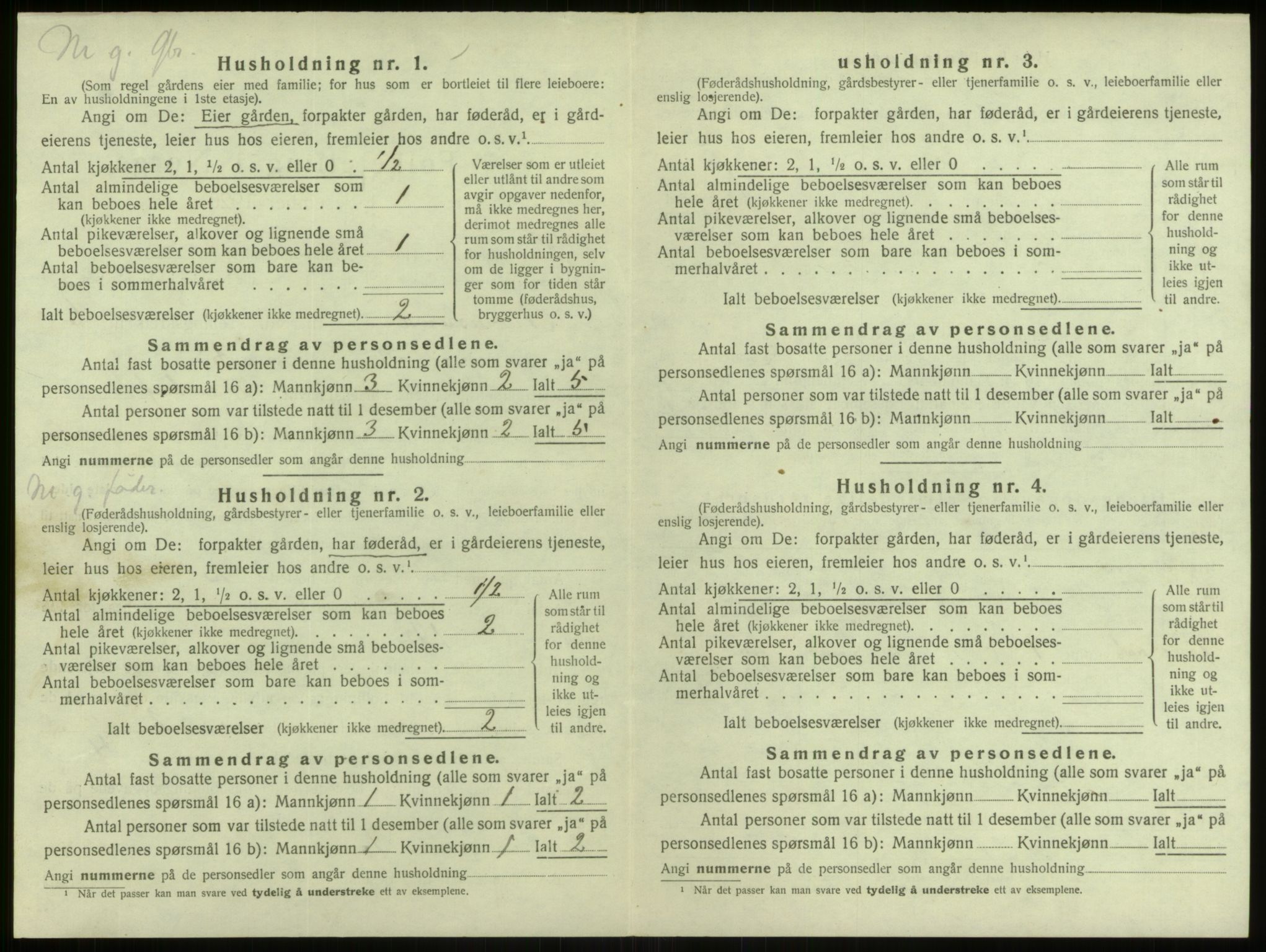 SAB, 1920 census for Alversund, 1920, p. 522