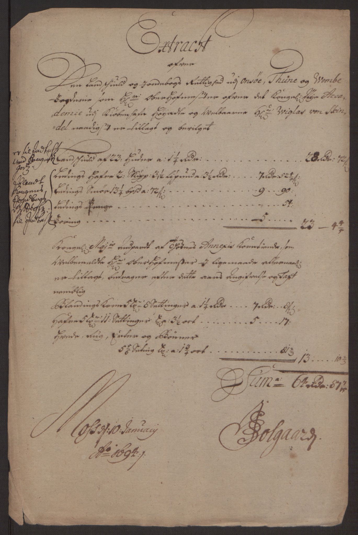 Rentekammeret inntil 1814, Reviderte regnskaper, Fogderegnskap, RA/EA-4092/R03/L0120: Fogderegnskap Onsøy, Tune, Veme og Åbygge fogderi, 1692-1693, p. 247
