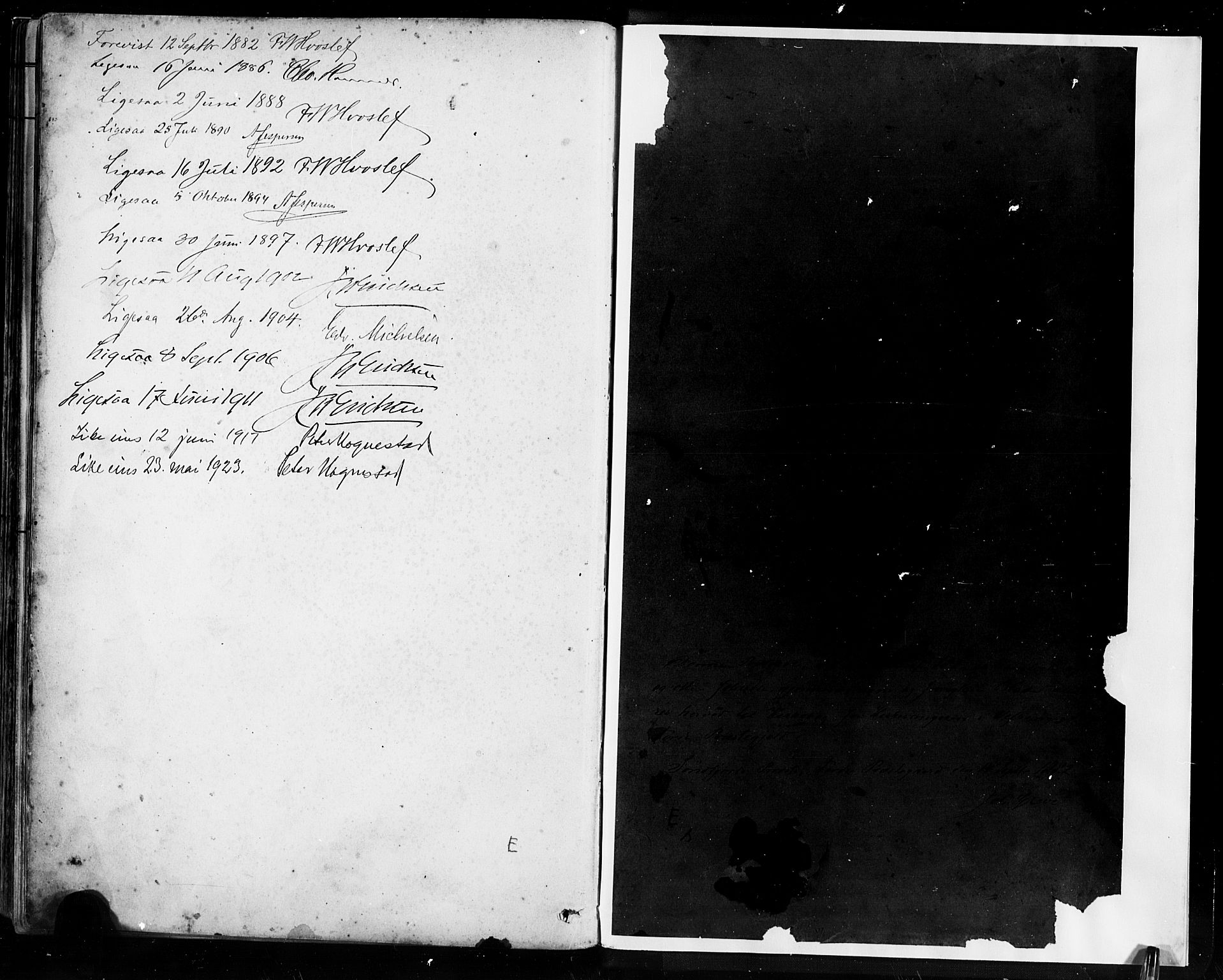 Førde sokneprestembete, AV/SAB-A-79901/H/Hab/Habe/L0001: Parish register (copy) no. E 1, 1881-1920