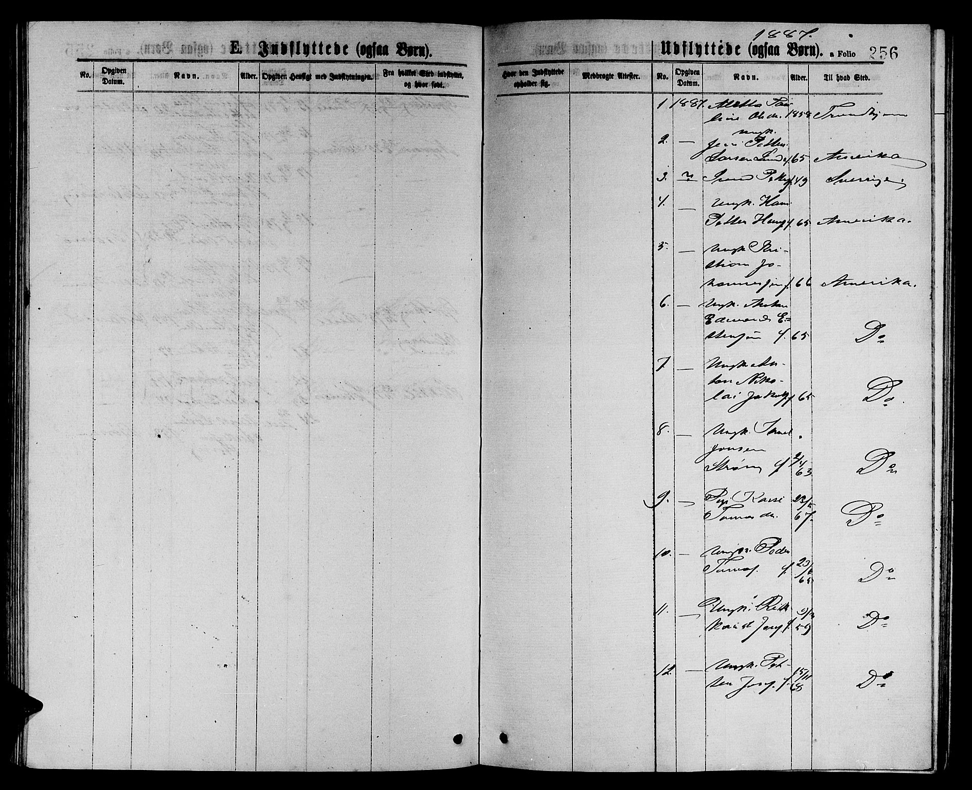 Ministerialprotokoller, klokkerbøker og fødselsregistre - Sør-Trøndelag, SAT/A-1456/657/L0715: Parish register (copy) no. 657C02, 1873-1888, p. 256