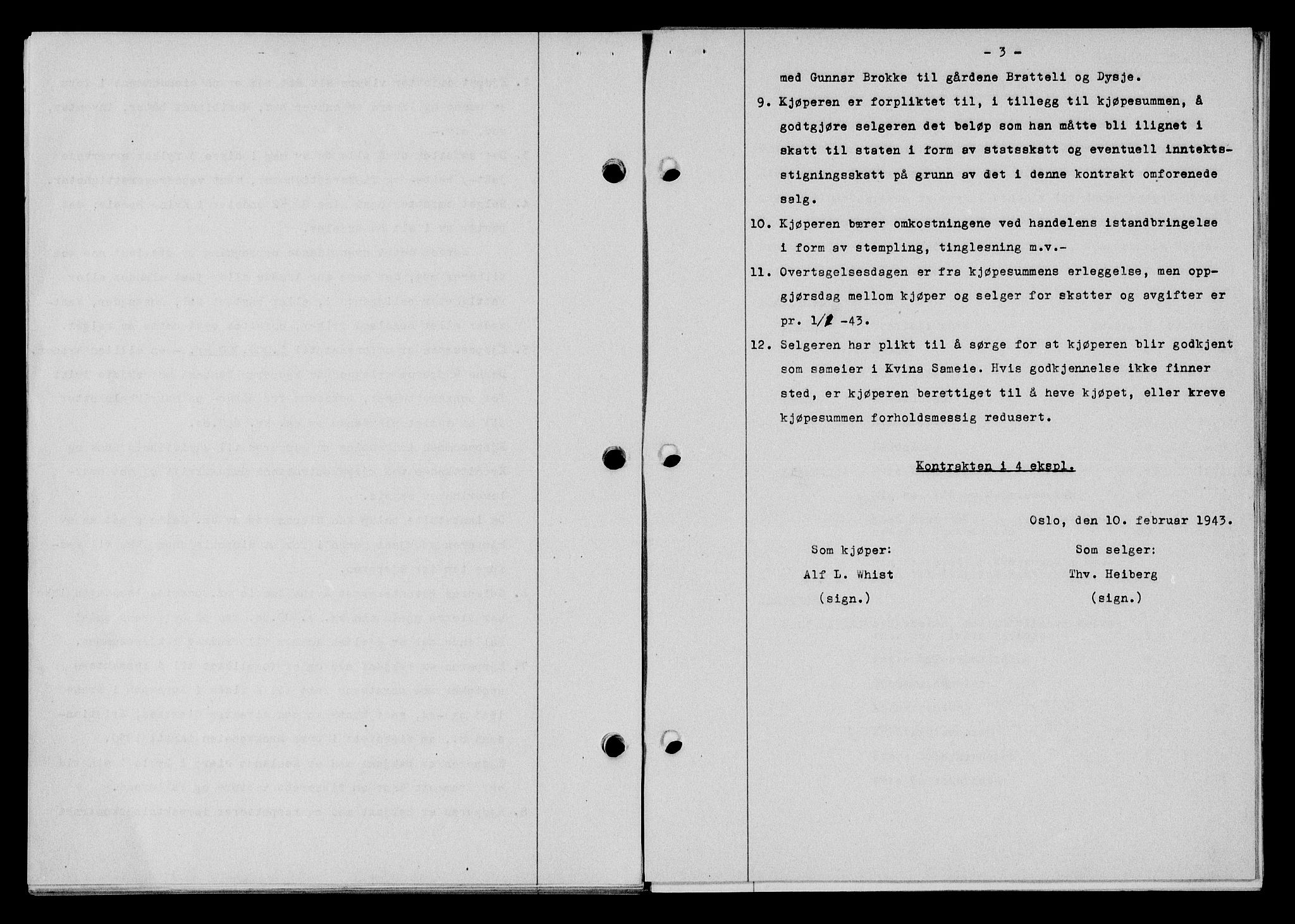 Flekkefjord sorenskriveri, AV/SAK-1221-0001/G/Gb/Gba/L0058: Mortgage book no. A-6, 1942-1944, Diary no: : 660/1943