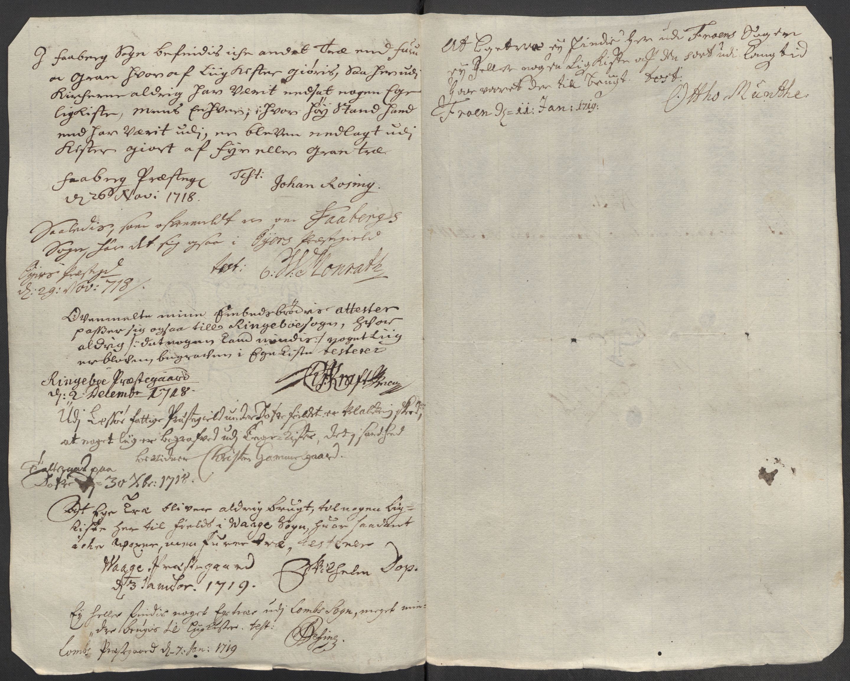 Rentekammeret inntil 1814, Reviderte regnskaper, Fogderegnskap, AV/RA-EA-4092/R17/L1188: Fogderegnskap Gudbrandsdal, 1718, p. 149