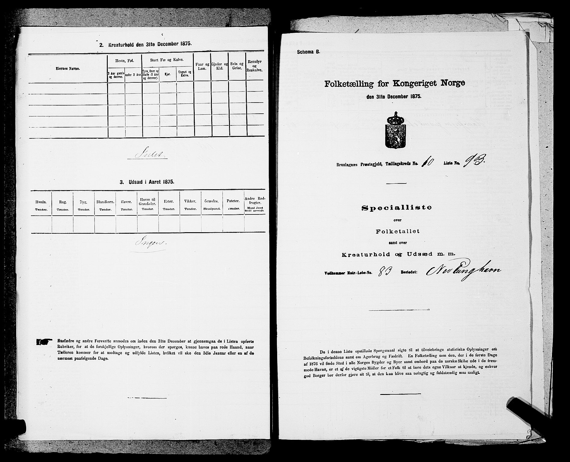 SAKO, 1875 census for 0726P Brunlanes, 1875, p. 1382